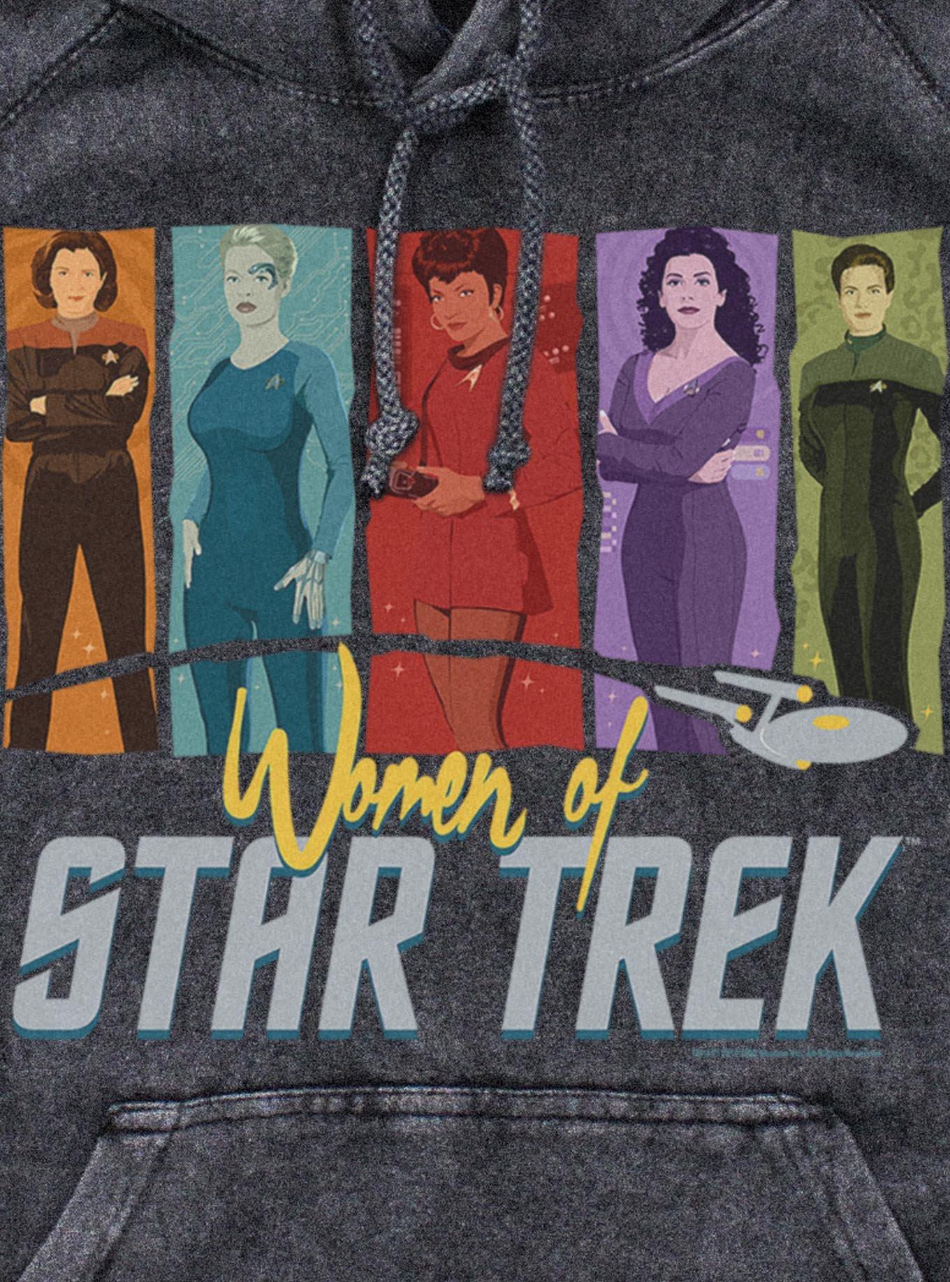 Star Trek Women Of Mineral Wash Hoodie