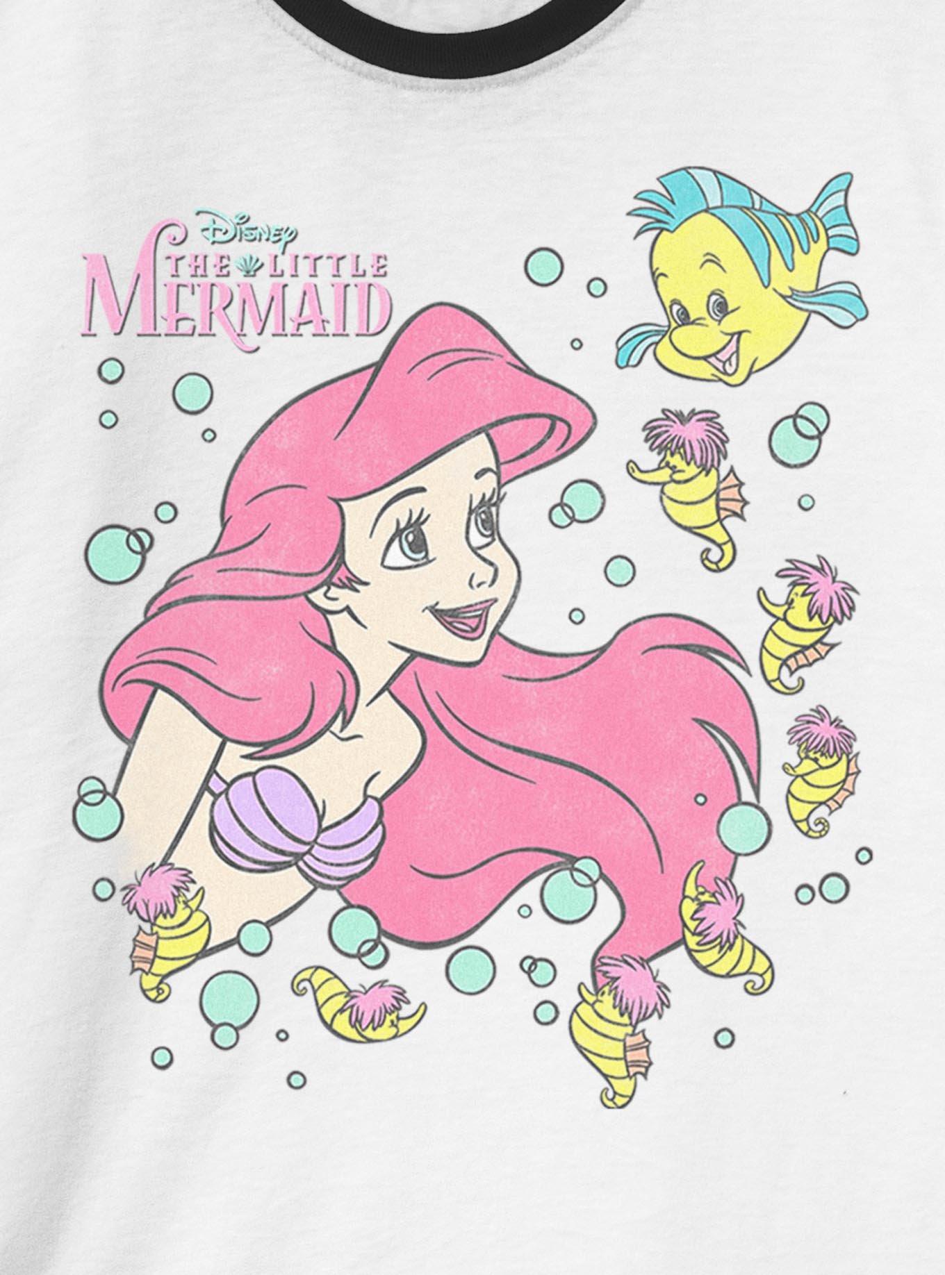 Disney The Little Mermaid Ariel N Friends Ringer T-Shirt