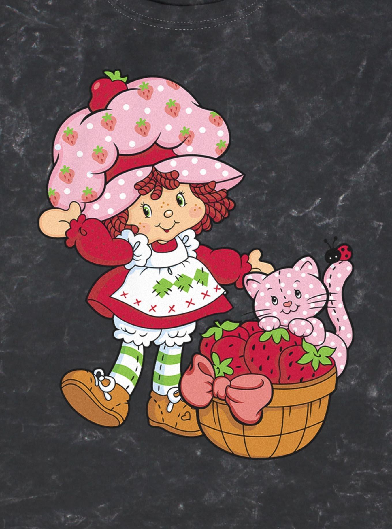 Strawberry Shortcake Custard Basket Mineral Wash T-Shirt