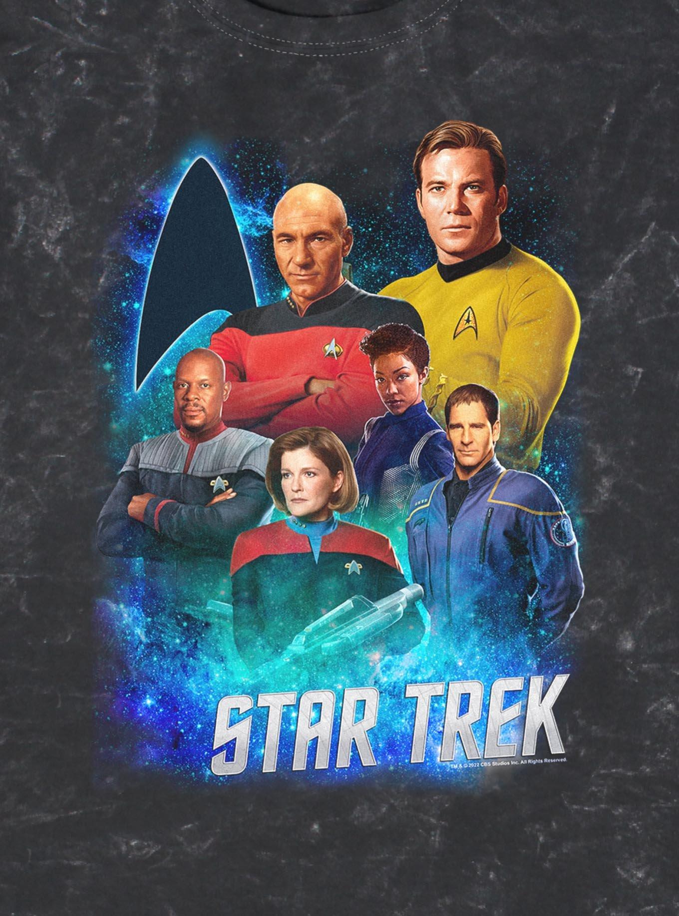 Star Trek Legendary Captains Mineral Wash T-Shirt, , hi-res