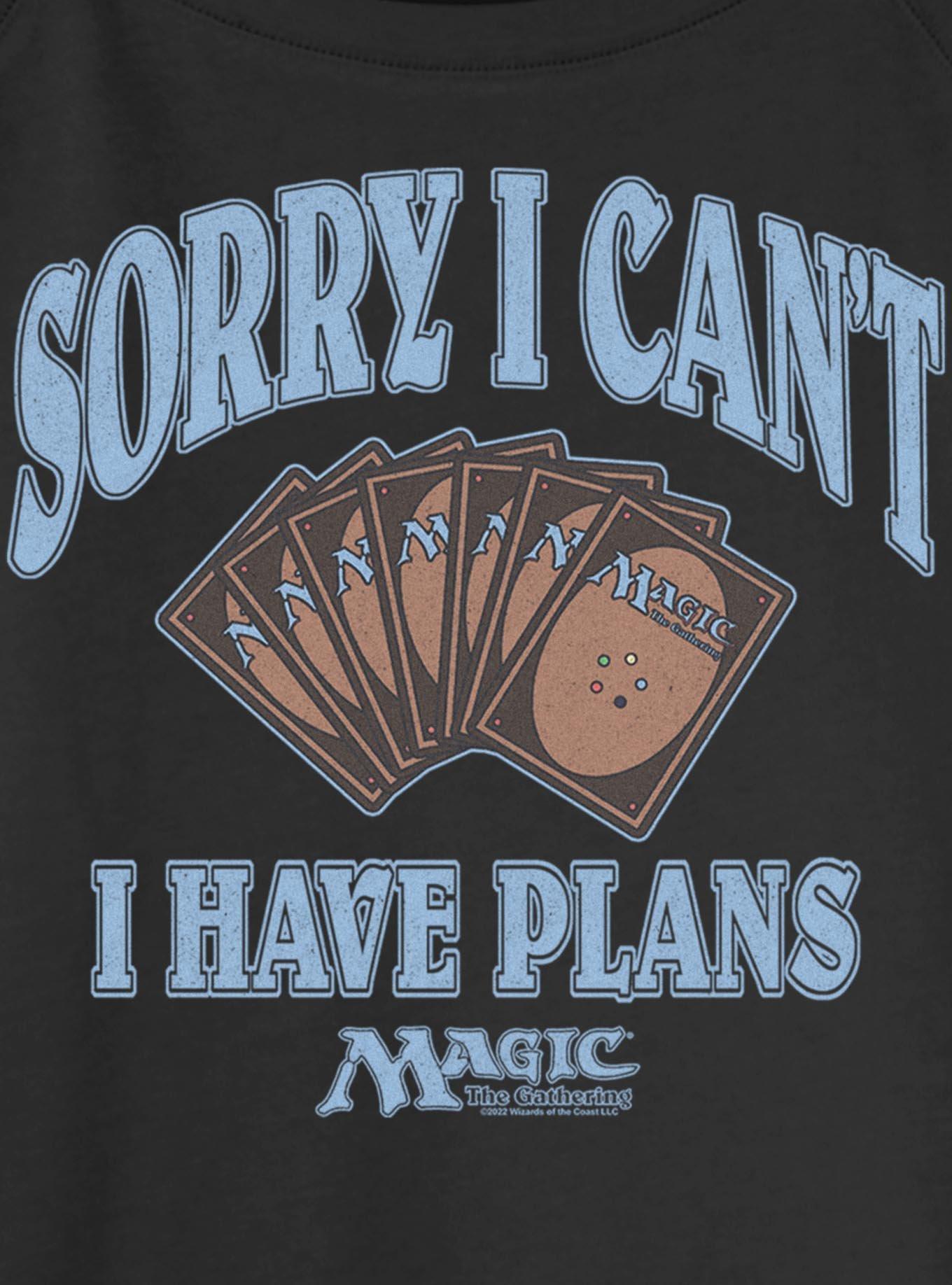 Magic The Gathering I've Got Plans Womens Slouchy Sweatshirt
