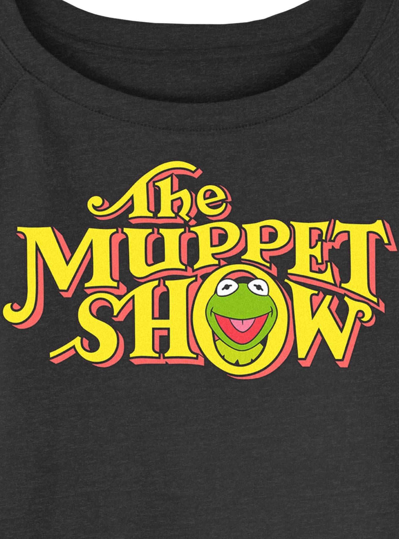 Disney The Muppet Show Simple Logo Womens Slouchy Sweatshirt