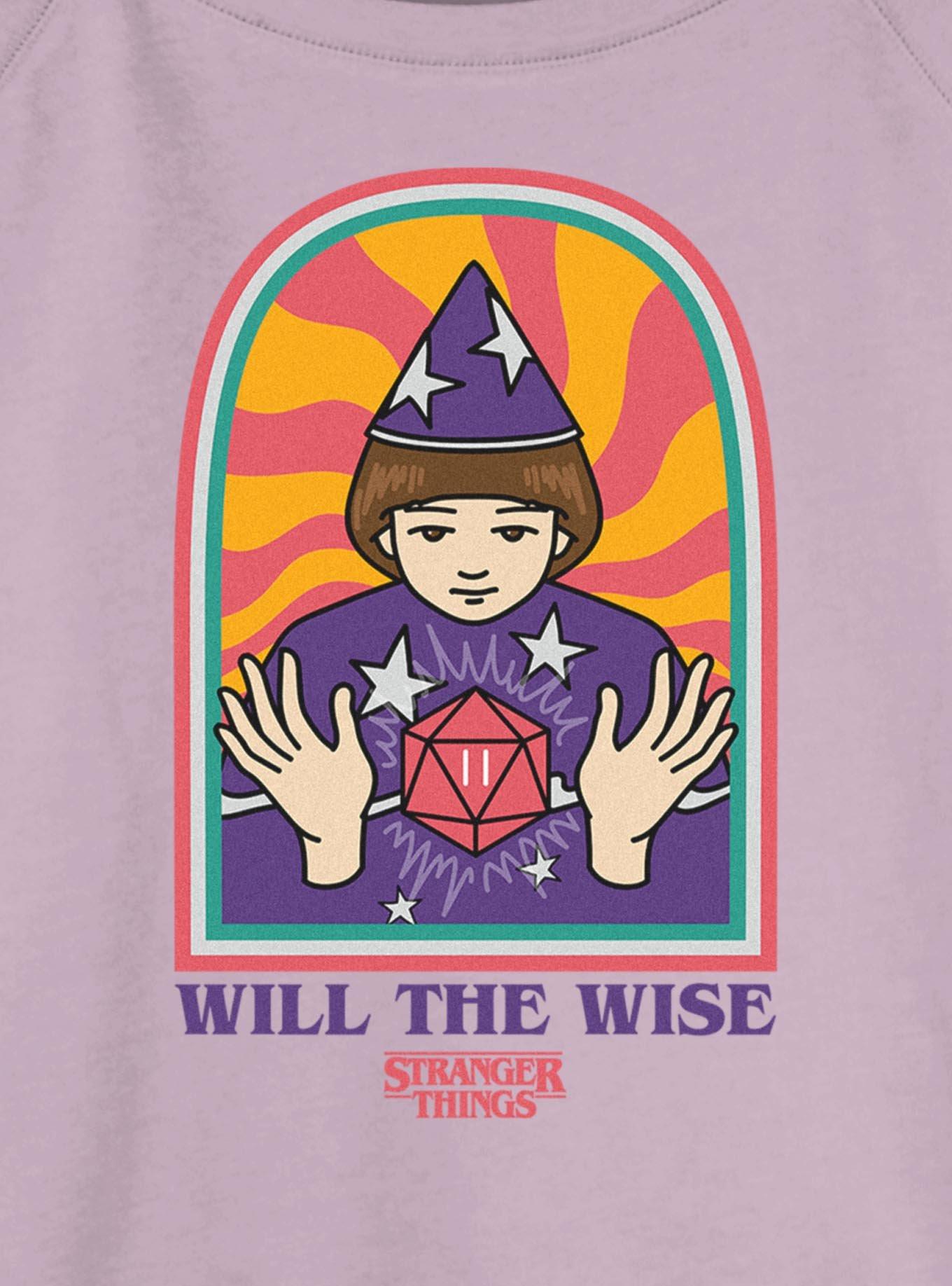 Stranger Things St Wise Will Womens Slouchy Sweatshirt