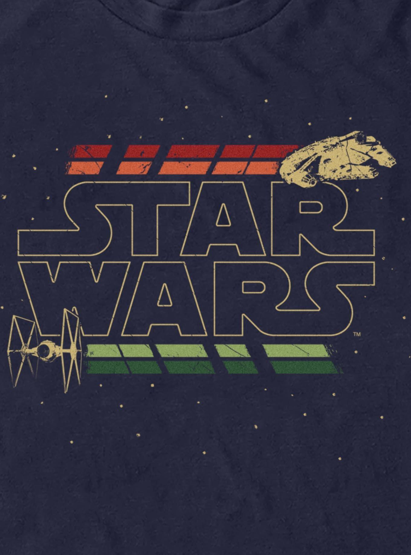 Disney Star Wars Retro Wars T-Shirt, NAVY, alternate - view 2
