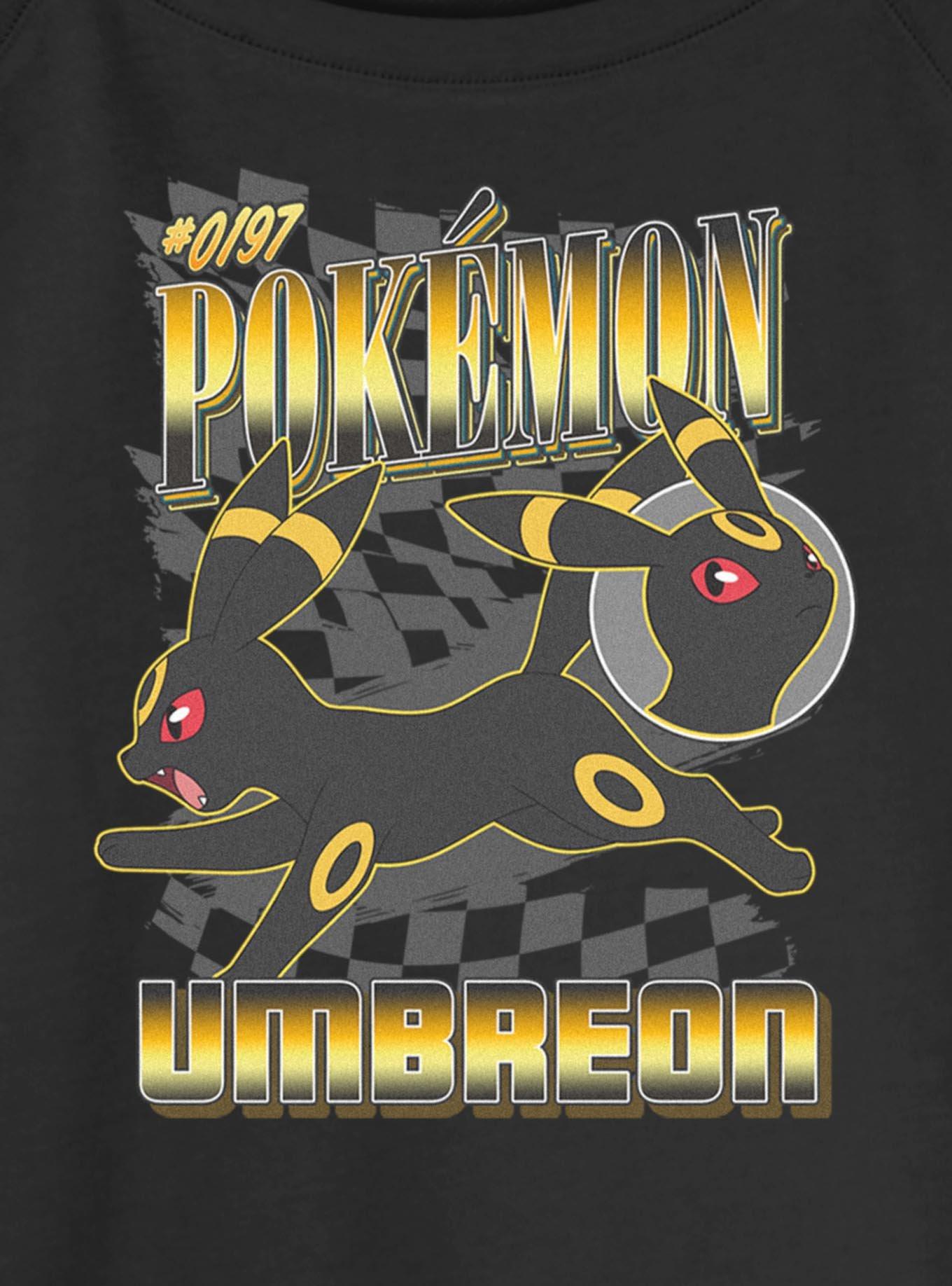 Pokemon Umbreon Check Womens Slouchy Sweatshirt, , hi-res