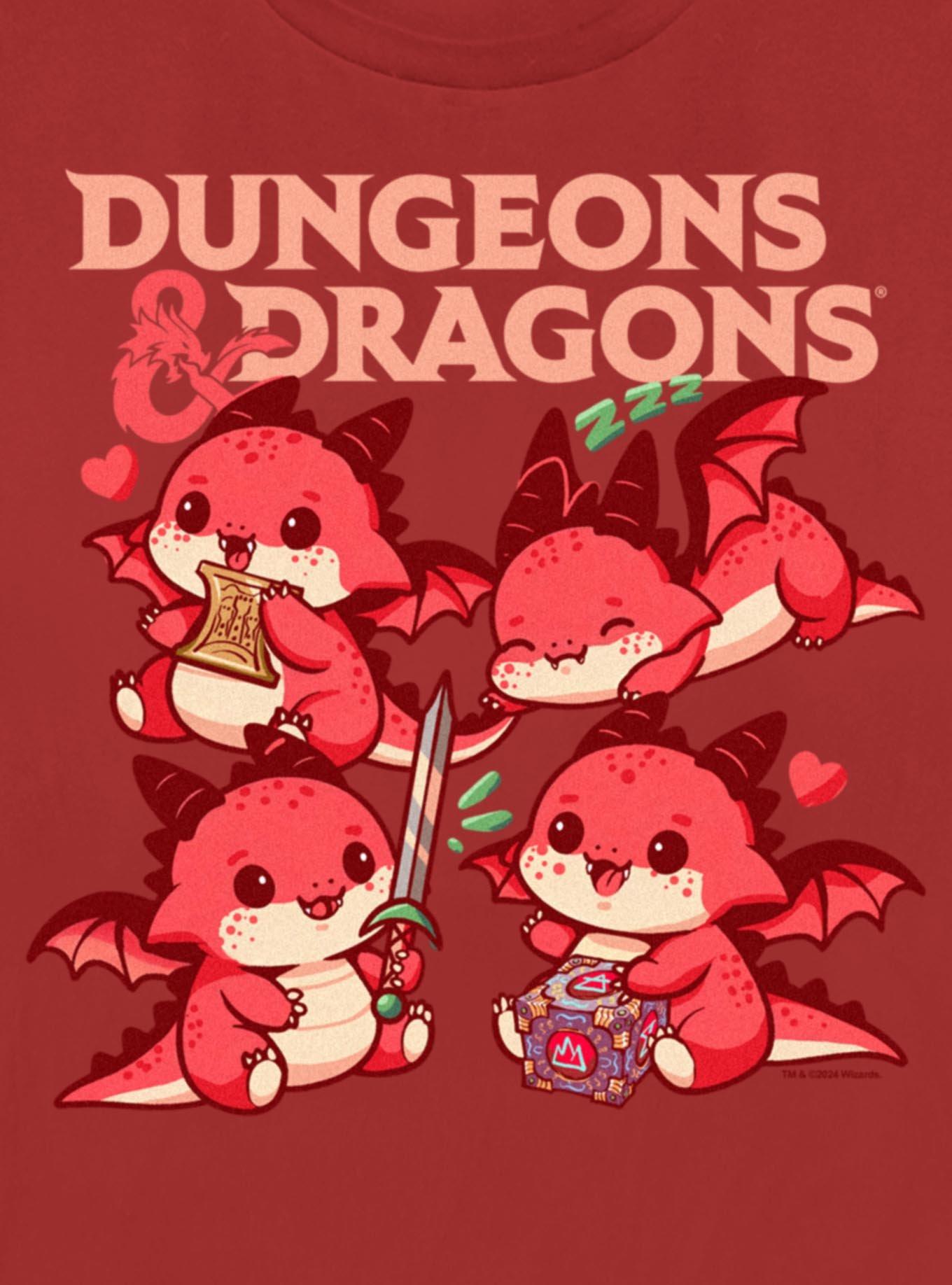 Dungeons & Dragons Dragon Cutes Womens T-Shirt