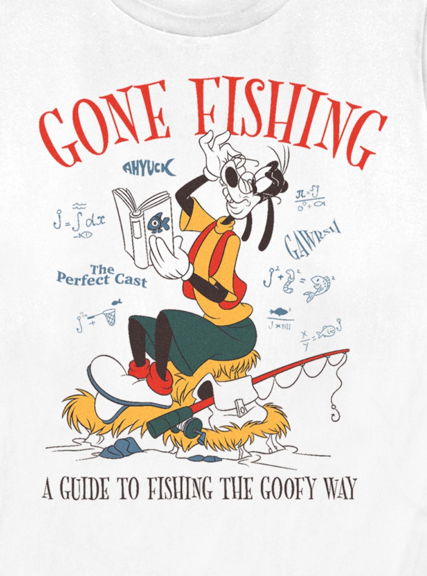 Disney Goofy  Gone Fishing Womens T-Shirt, , hi-res