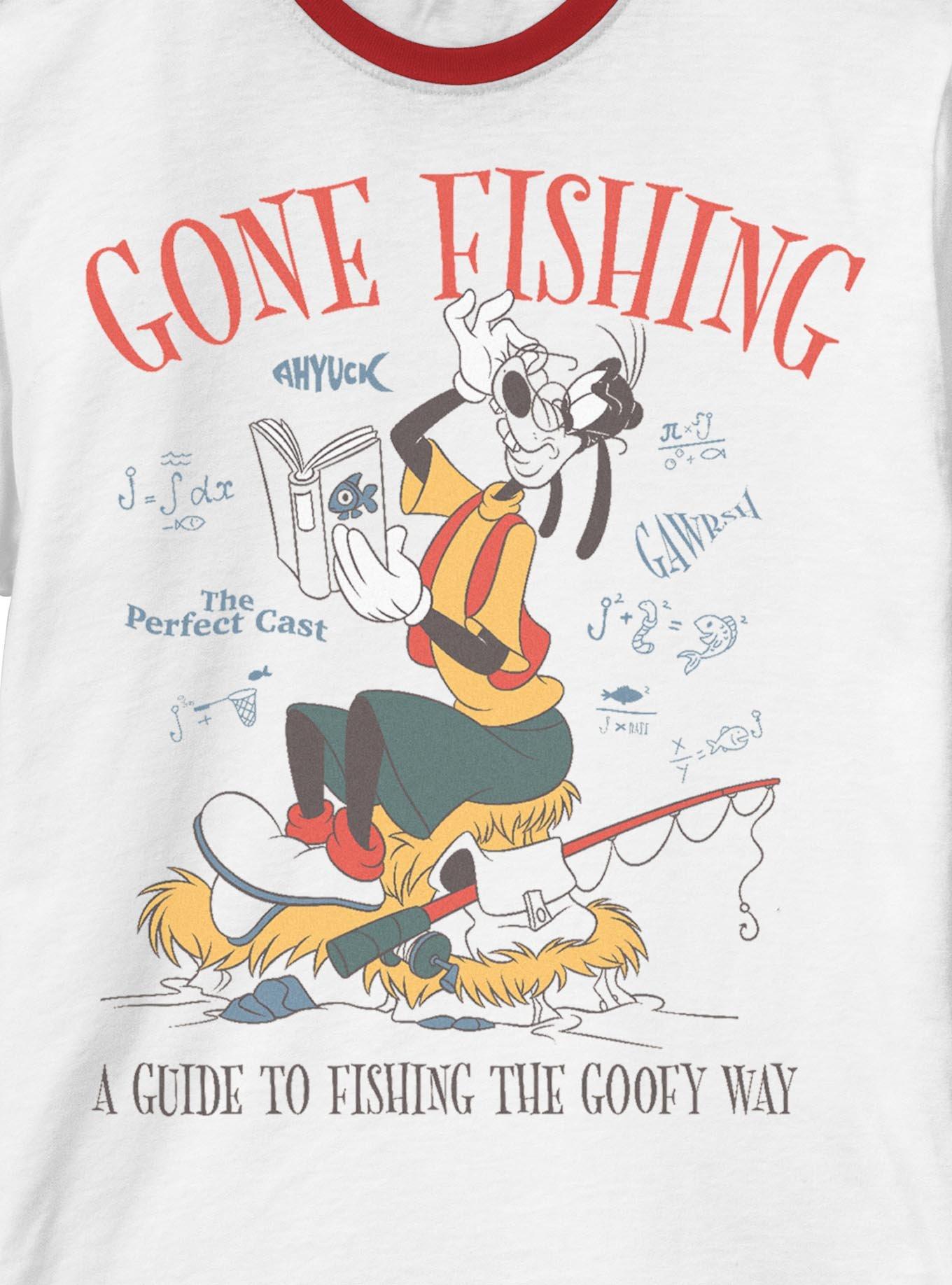 Disney Goofy  Gone Fishing Ringer T-Shirt, , hi-res