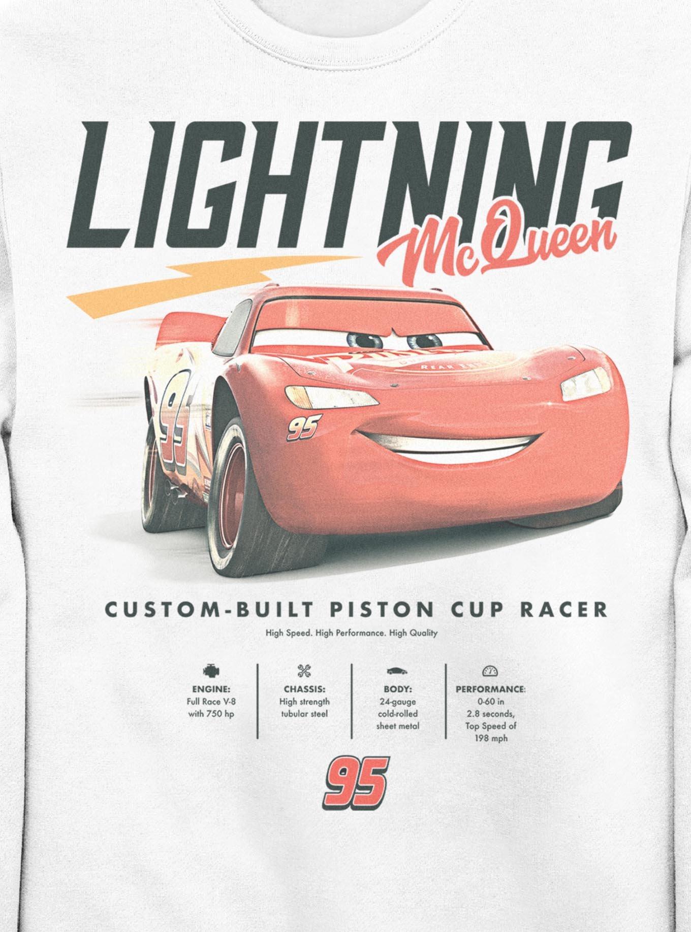 Disney Pixar Cars Lightning McQueen Stats Sweatshirt, , hi-res