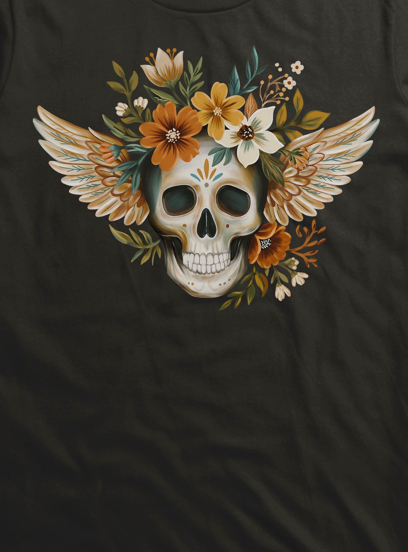 Cosmic Skull Garden T-Shirt, , hi-res