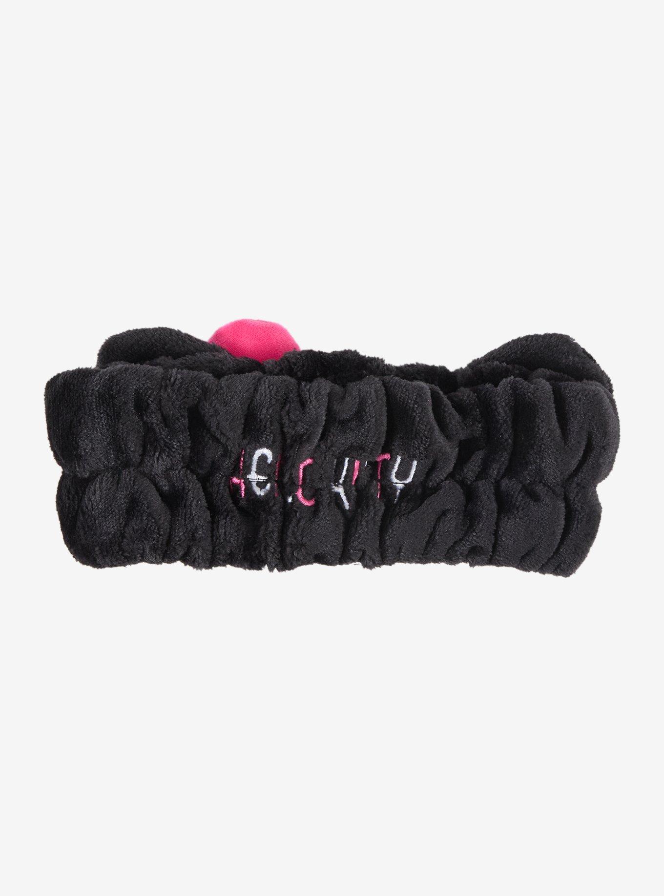 The Cr&egrave;me Shop Hello Kitty Halloween Black & Pink Spa Headband, , alternate - view 4