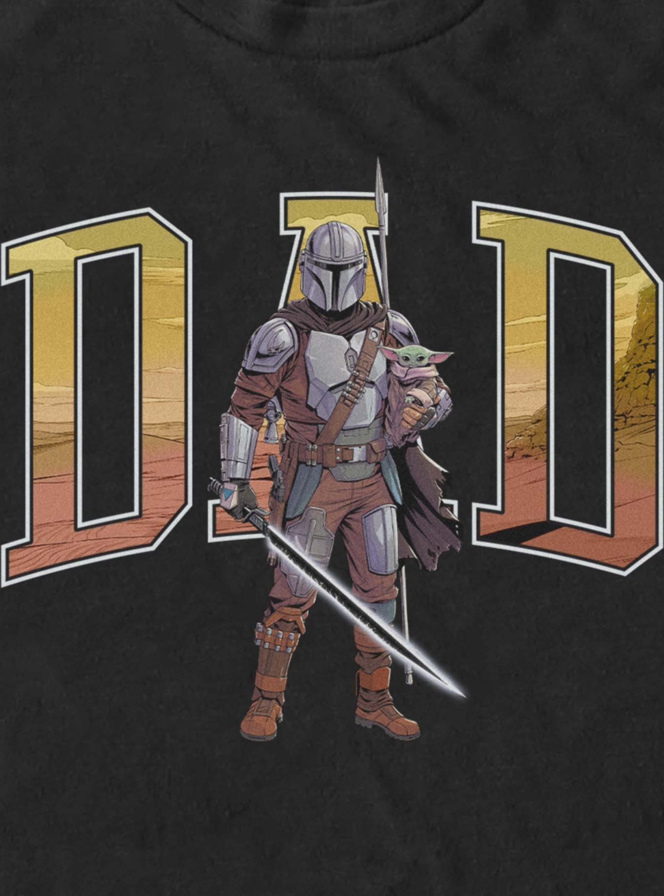 Star Wars The Mandalorian Dad Mando Collegiate T-Shirt, , hi-res