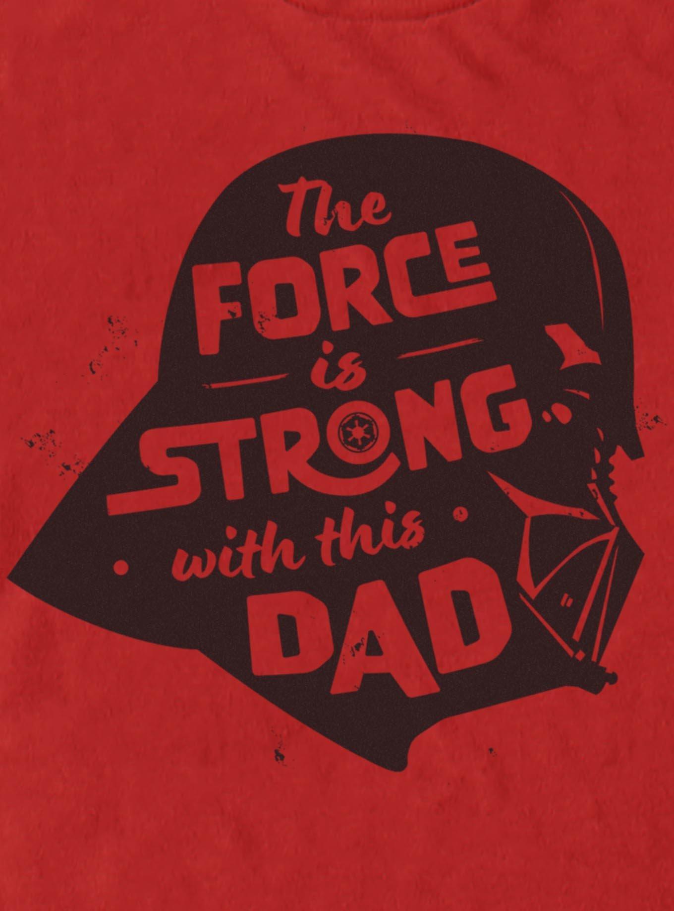 Star Wars Vader The Force With Dad T-Shirt, , hi-res