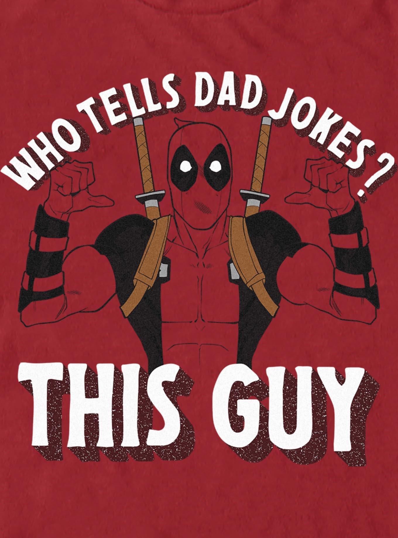 Marvel Deadpool Dad Jokes Guy T-Shirt