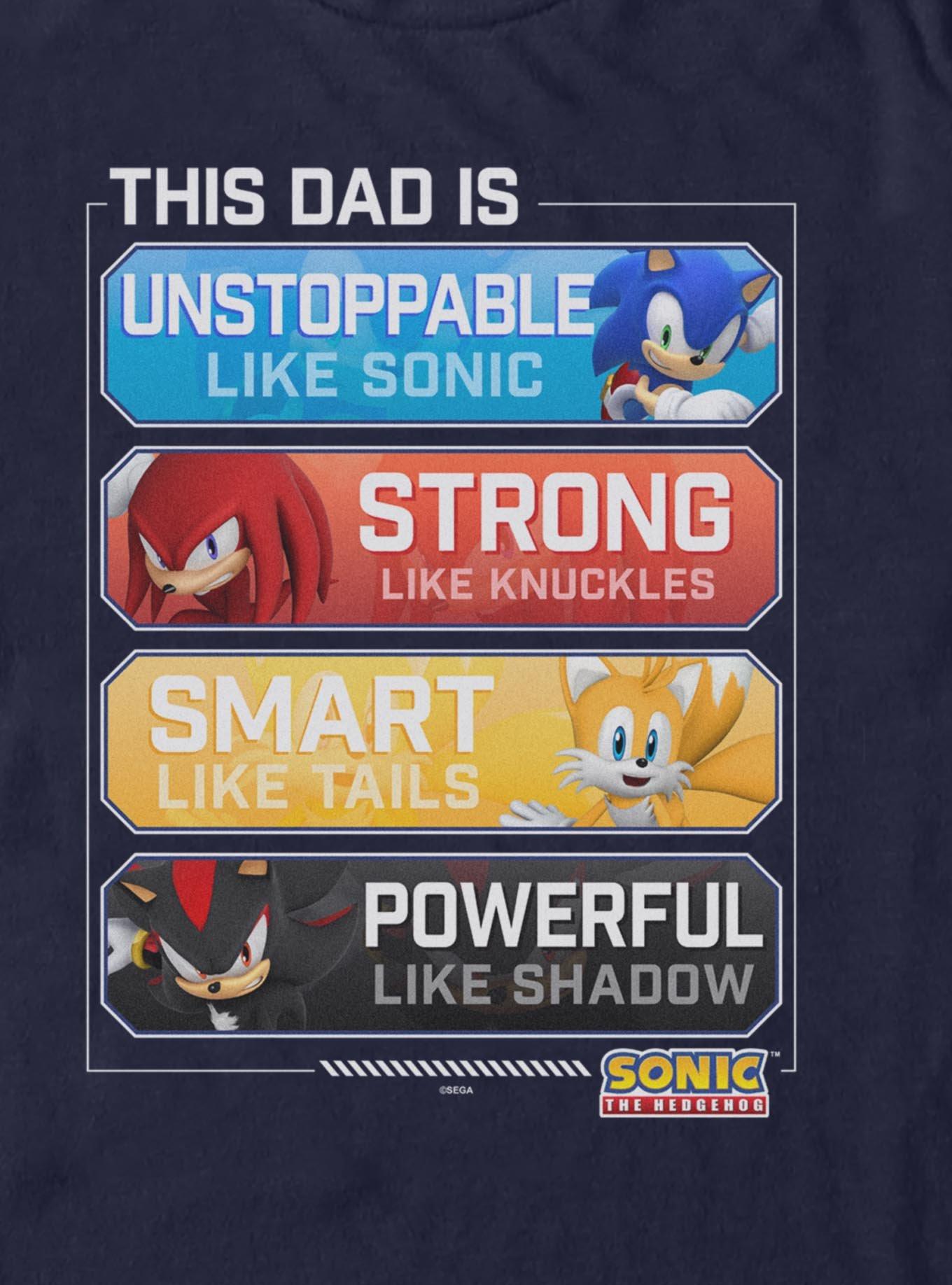 Sonic The Hedgehog My Dad Is Unstoppable T-Shirt, , hi-res