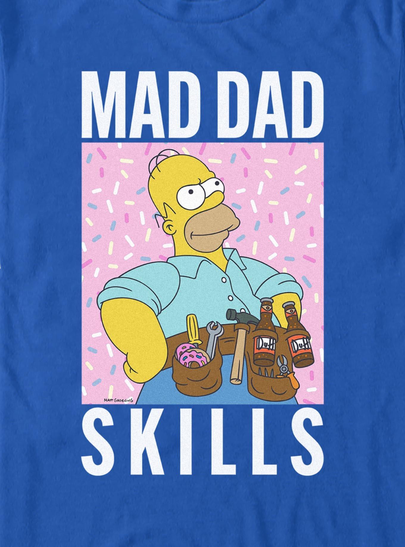 The Simpsons Homer Dad Skills T-Shirt