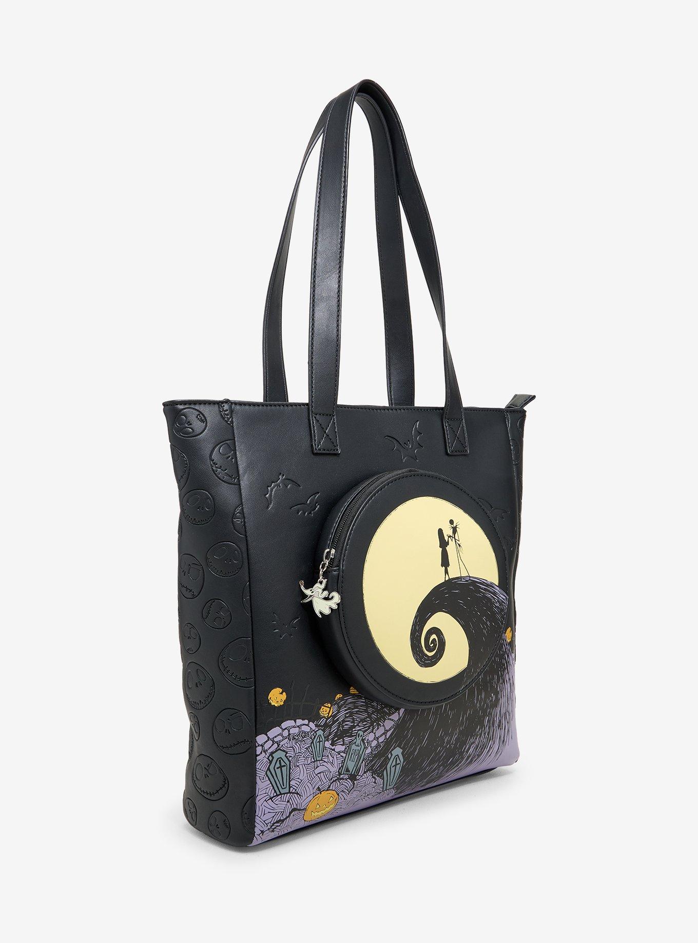 Her Universe The Nightmare Before Christmas Spiral Hill Tote Bag, , alternate - view 2