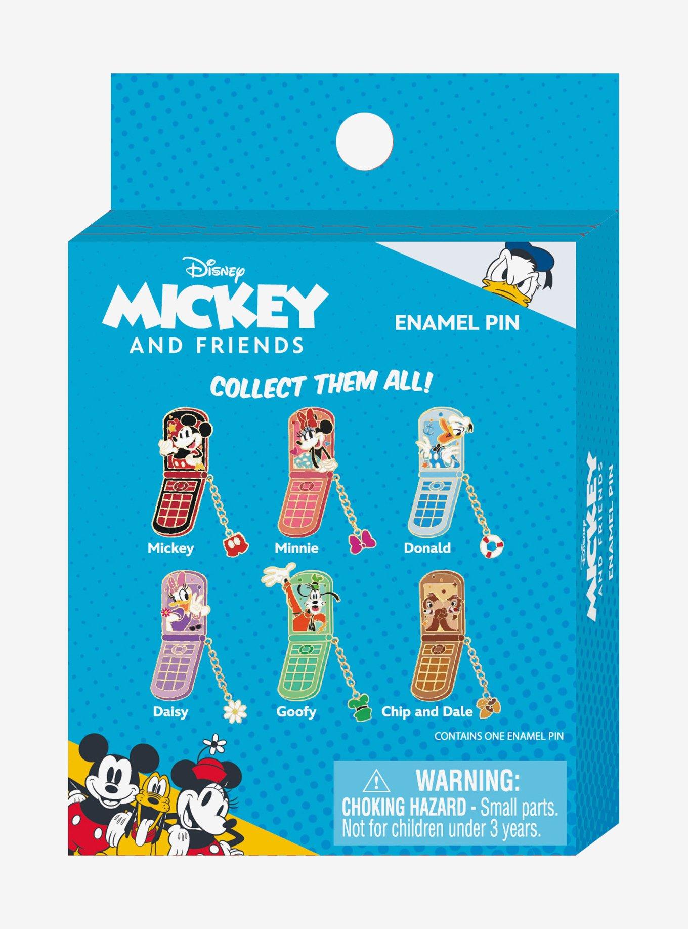 Disney Mickey and Friends Cell Phone & Charm Blind Box Enamel Pin - BoxLunch Exclusive, , alternate - view 2
