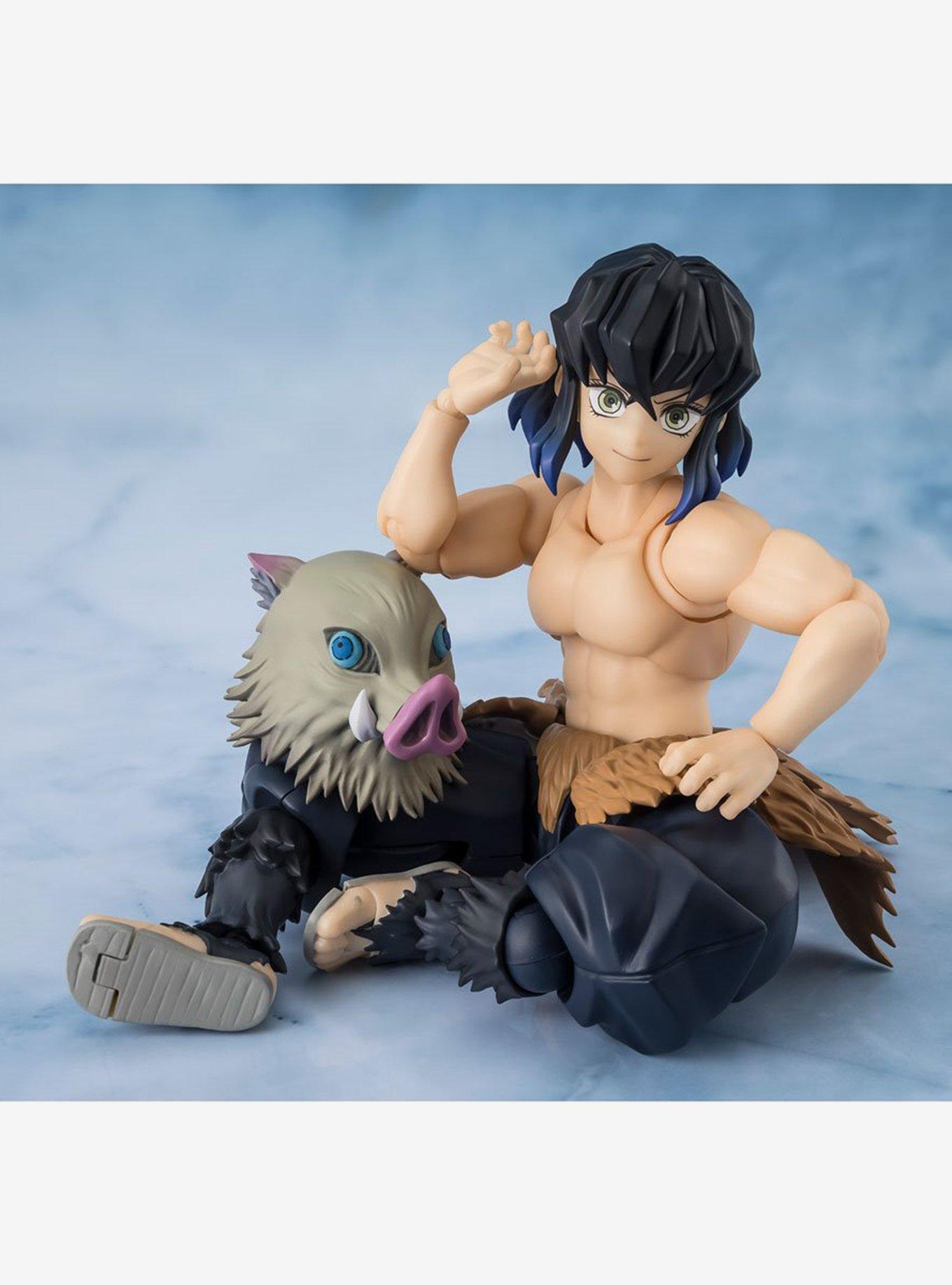 Bandai Namco Demon Slayer: Kimetsu no Yaiba S.H.Figuarts Inosuke Hashibira Figure, , alternate - view 5