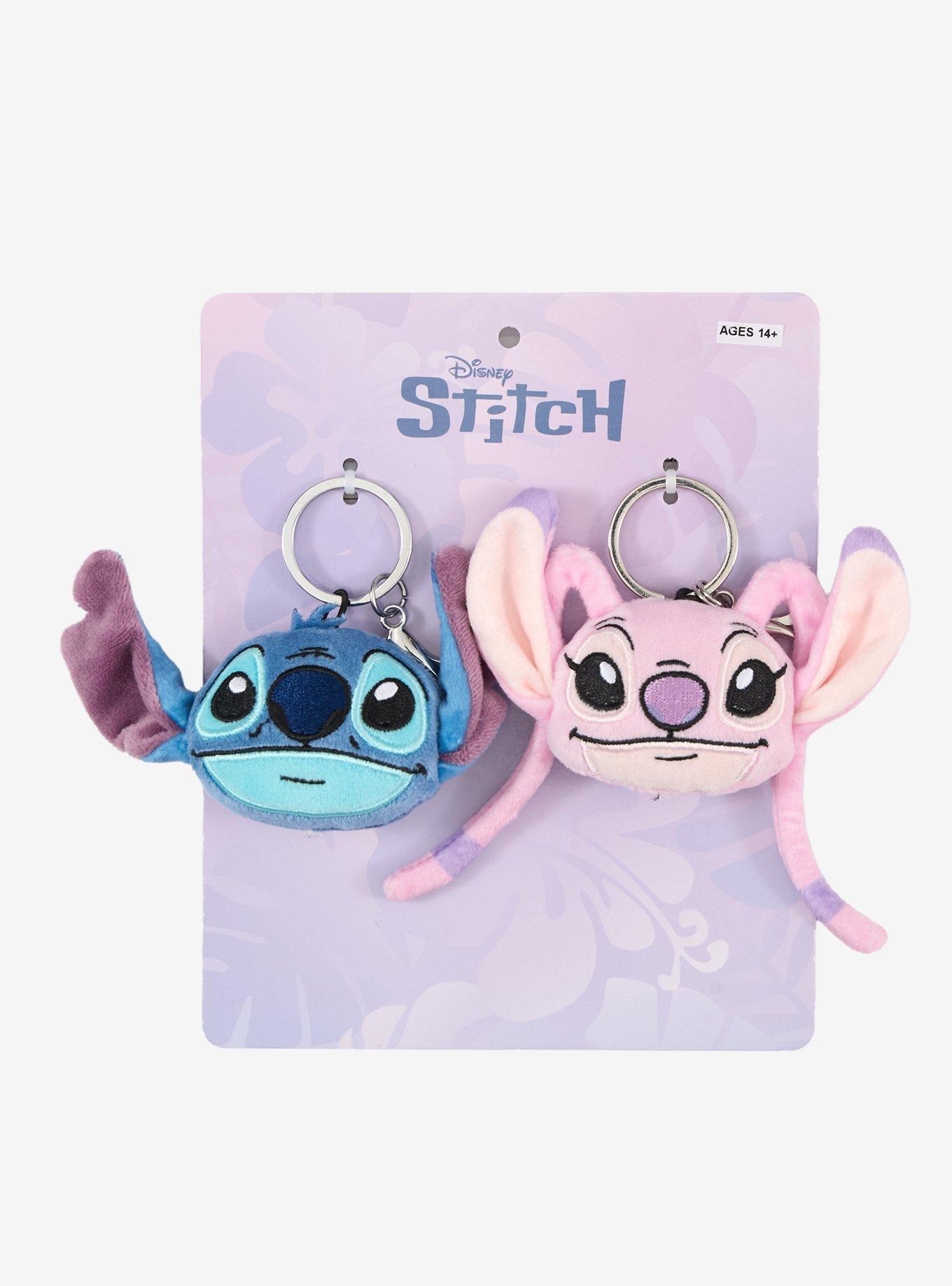 Disney Lilo & Stitch Angel & Stitch Plush Keychain Set, , alternate - view 3