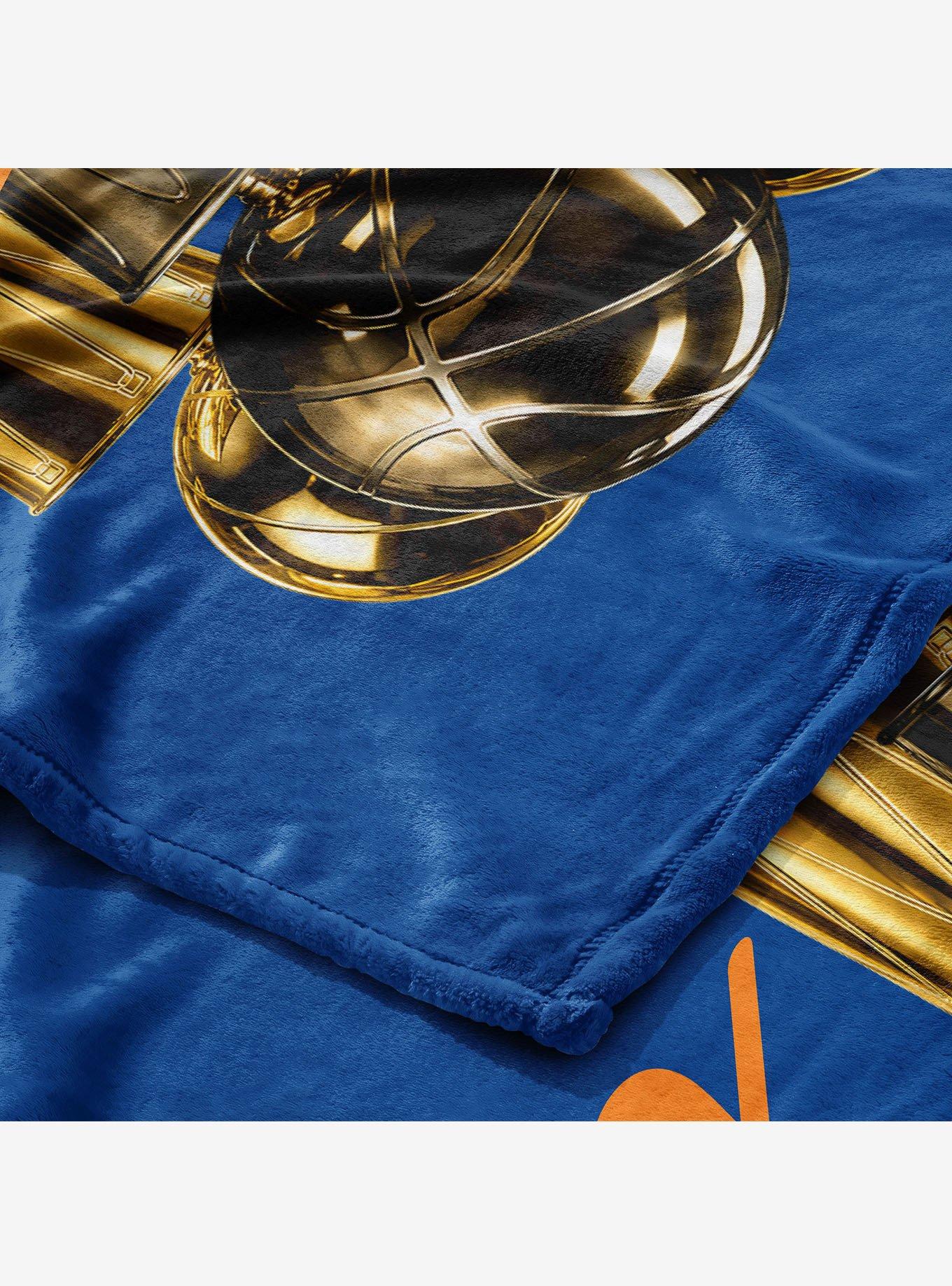 New York Knicks 2026 NBA Multi-Champs Runback Silk Touch Throw Blanket, , alternate - view 5