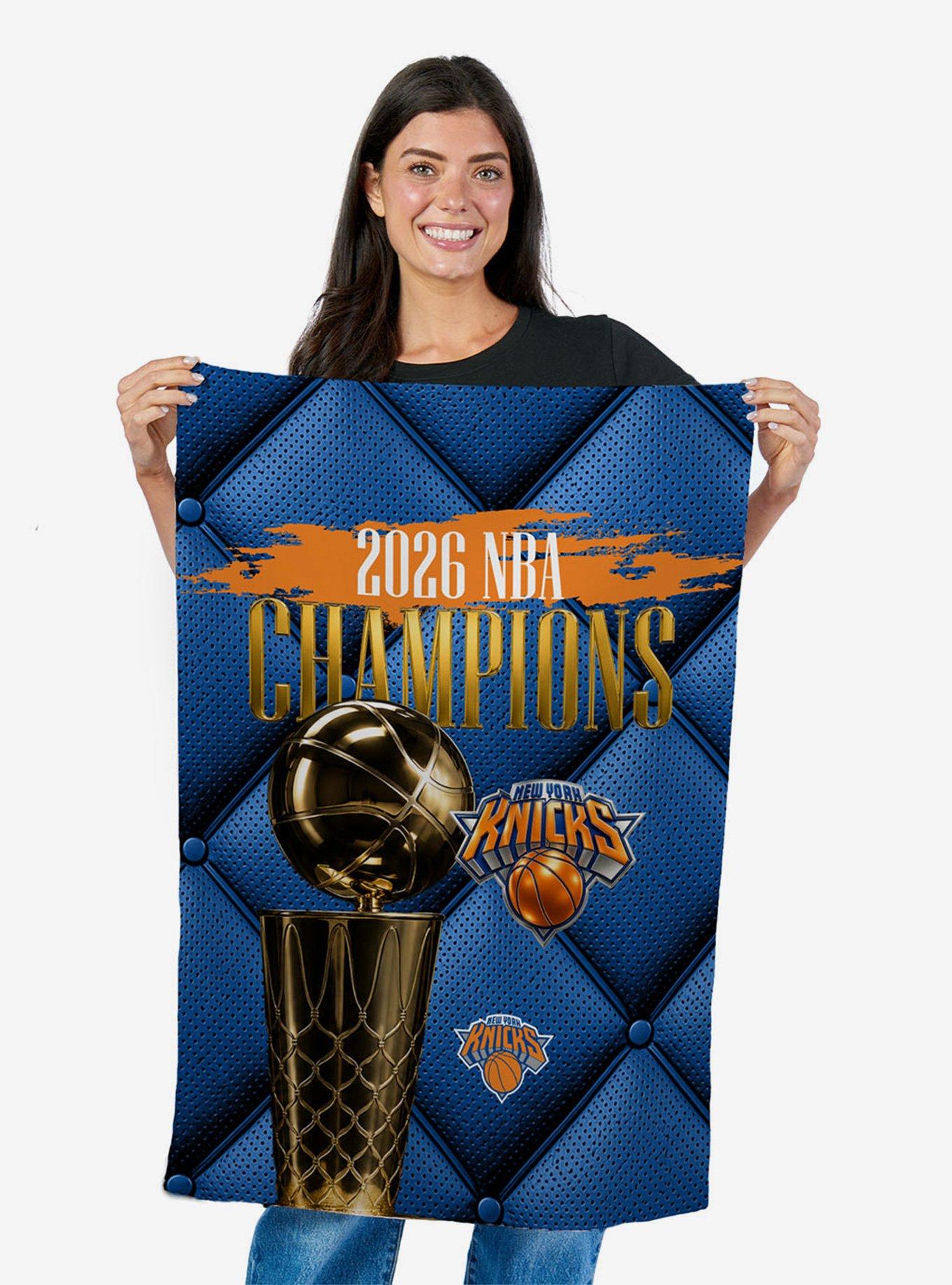 New York Knicks 2026 NBA Champions Gilded Tapestry, , hi-res