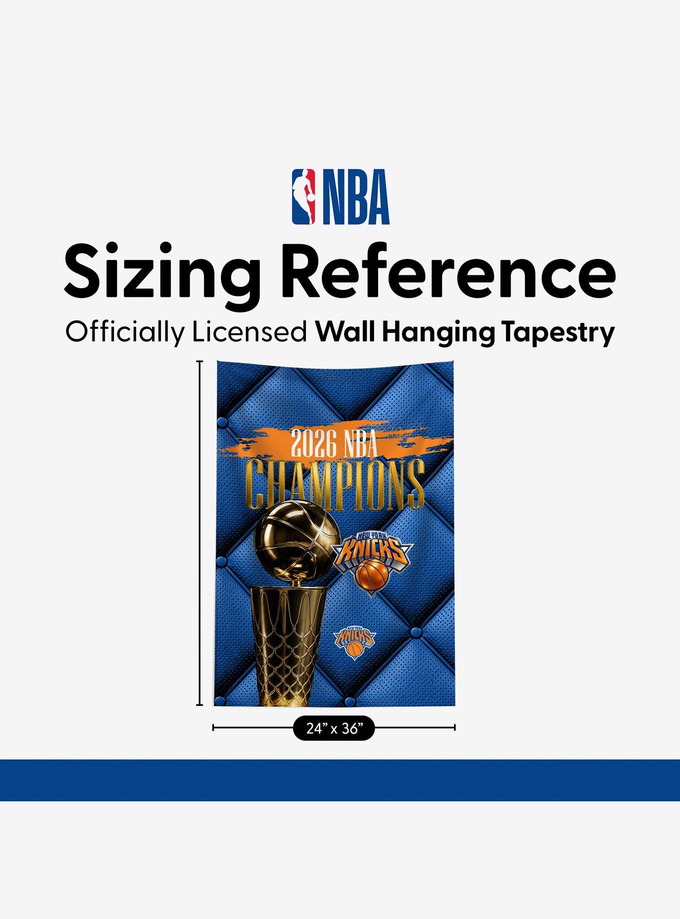 New York Knicks 2026 NBA Champions Gilded Tapestry, , alternate - view 4