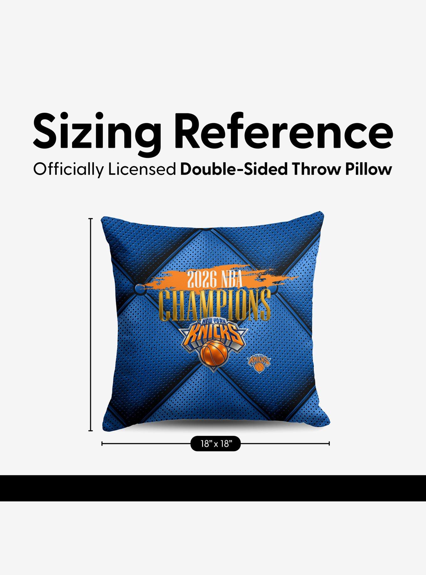 New York Knicks 2026 NBA Champions Imperial Throw Pillow, , alternate - view 5