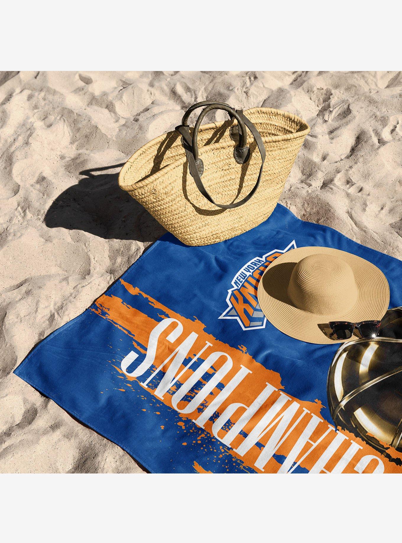 New York Knicks 2026 NBA Champions Exalted Beach Towel, , alternate - view 3