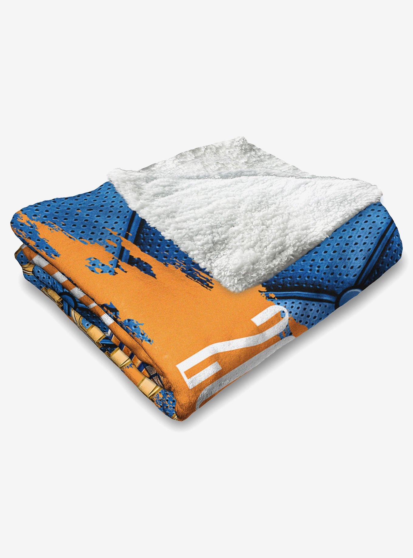 New York Knicks 2026 NBA Champions Noble Silk Touch Sherpa Throw Blanket, , alternate - view 4