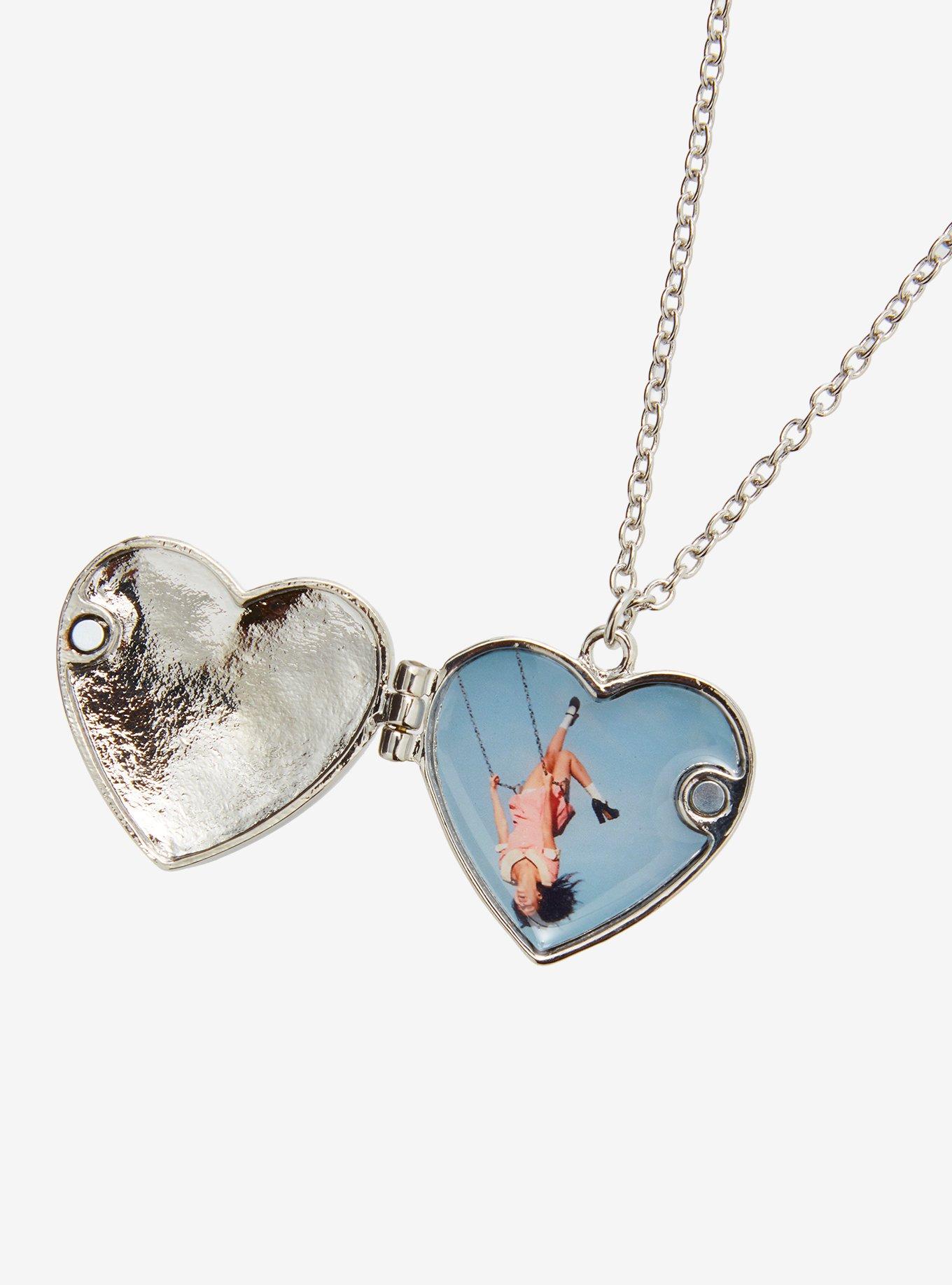 Olivia Rodrigo Heart Locket Necklace, , alternate - view 4