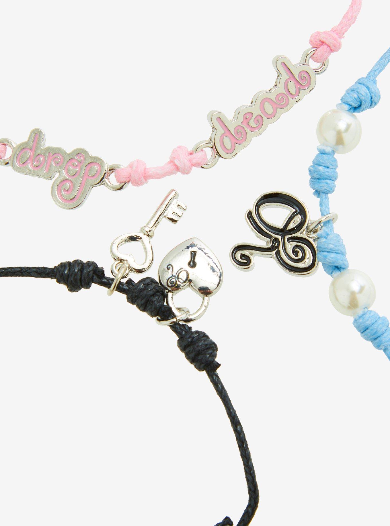 Olivia Rodrigo Charm Cord Bracelet Set, , alternate - view 3
