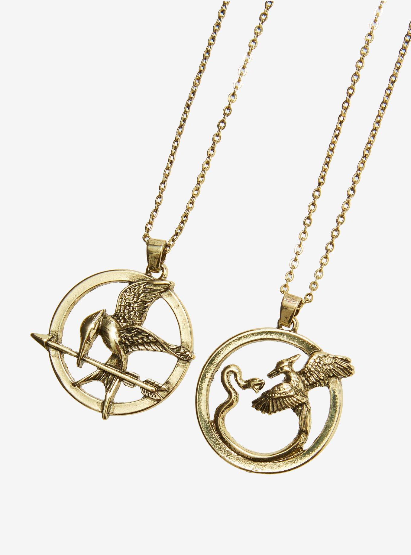 The Hunger Games: Sunrise On The Reaping Best Friend Necklace Set, , alternate - view 3