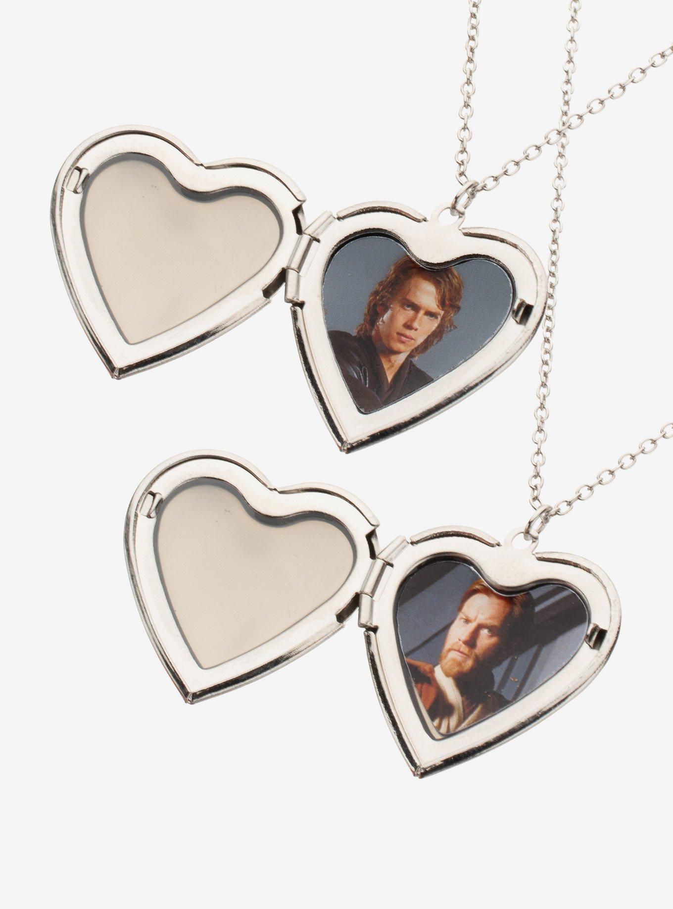 Star Wars Anakin & Obi-Wan Locket Best Friend Necklace Set, , alternate - view 3