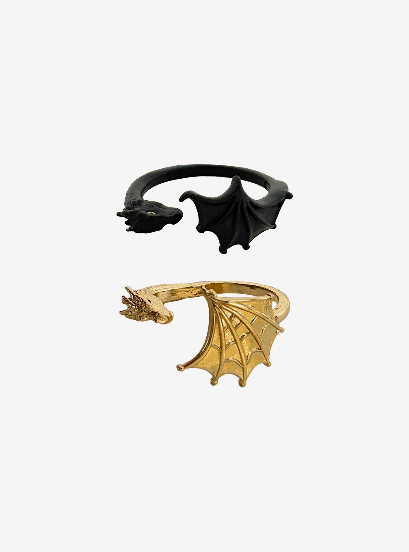Fourth Wing Violet Best Friend Ring Set, , alternate - view 2