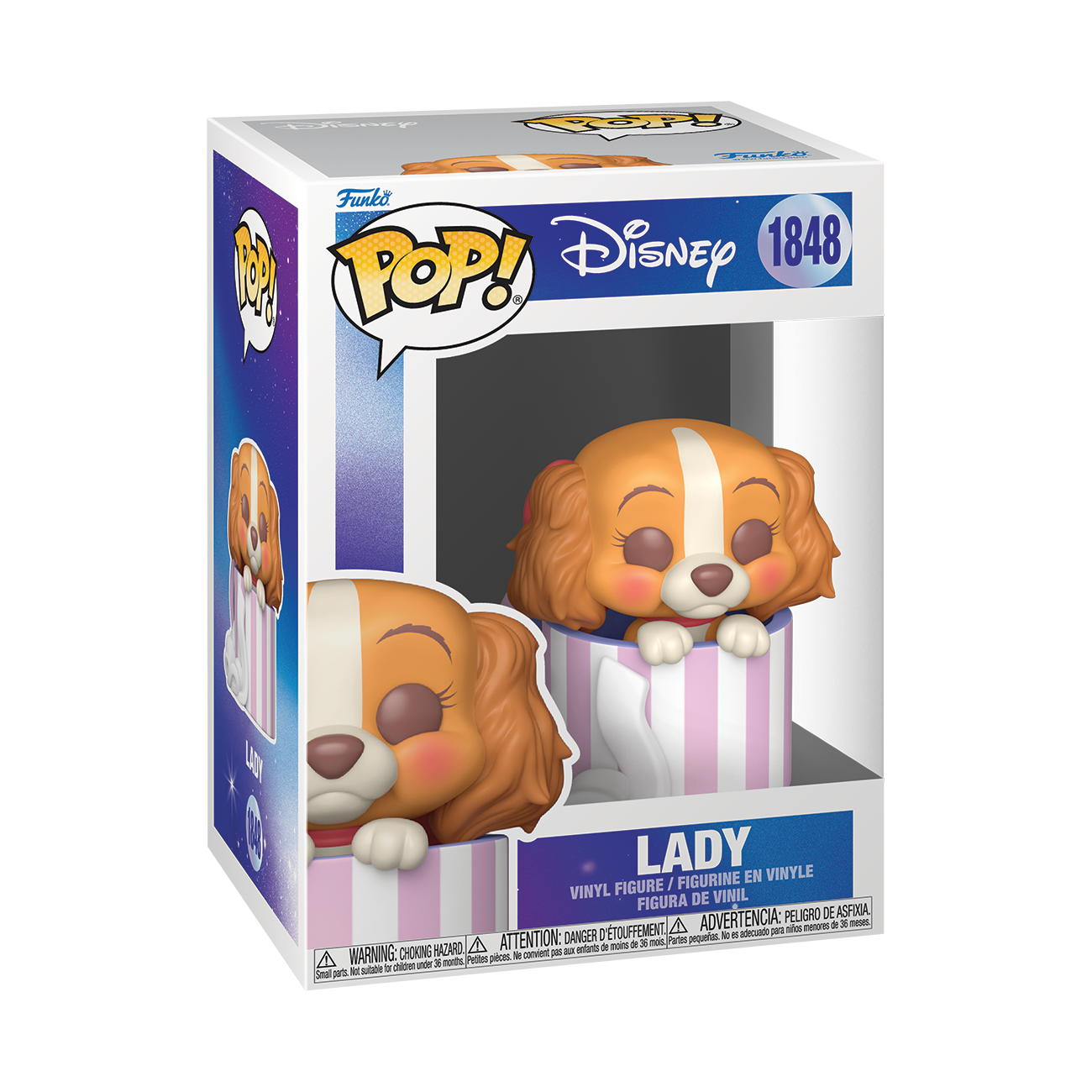 Funko Pop! Disney Lady and the Tramp Lady Gift Vinyl Figure, , alternate - view 2