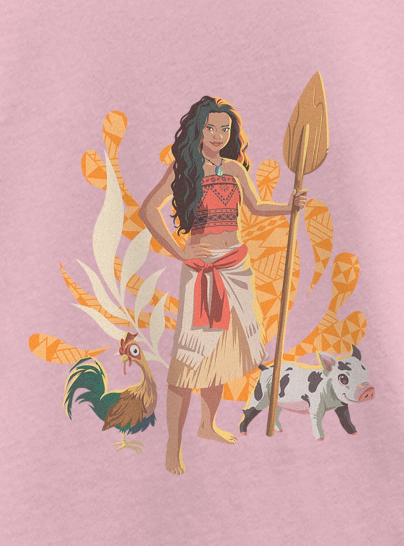 Disney Moana Live Action Moana Pua & Hei Hei Youth Girls T-Shirt, , hi-res