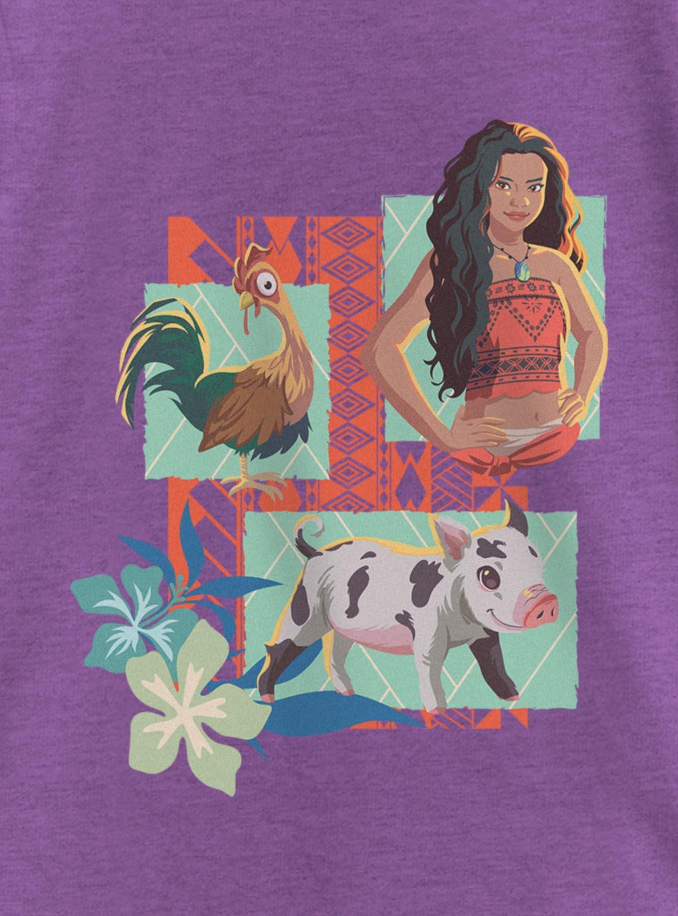 Disney Moana Live Action Moana Pua & Hei Hei Youth Girls T-Shirt, , hi-res