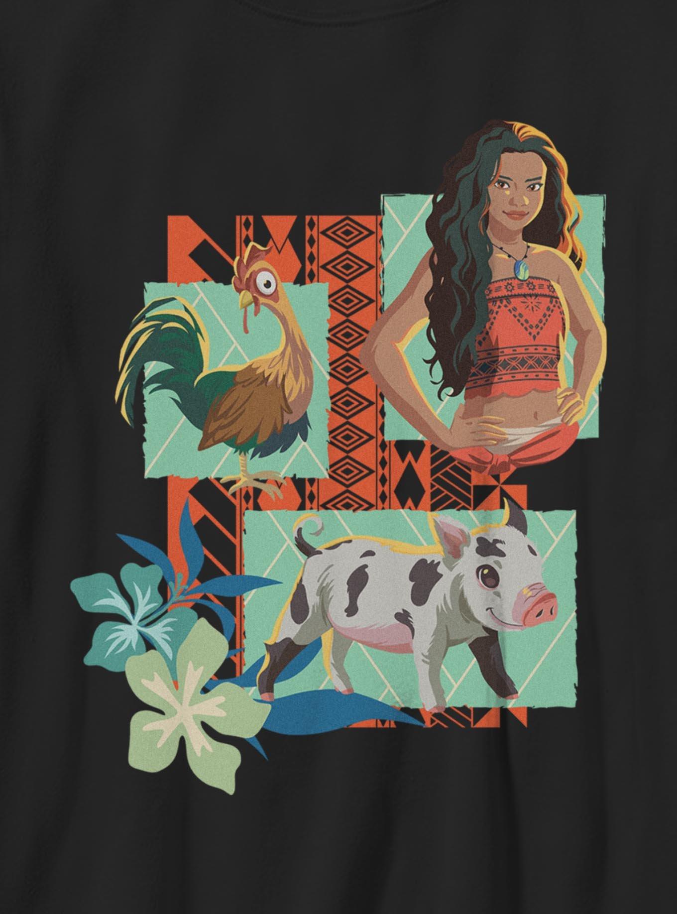 Disney Moana Live Action Moana Pua & Hei Hei Youth T-Shirt, , hi-res