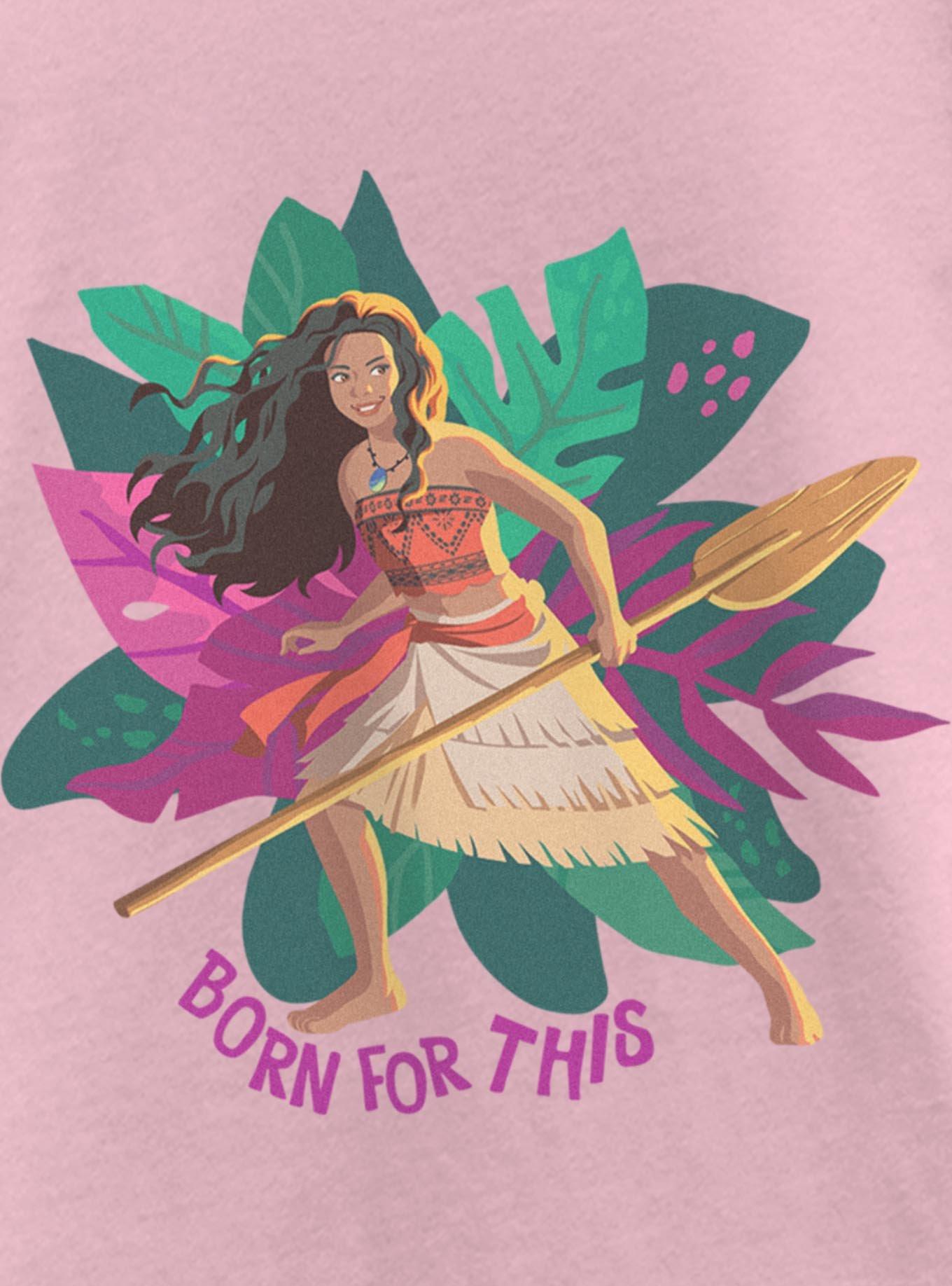 Disney Moana Live Action Born For This Youth Girls T-Shirt