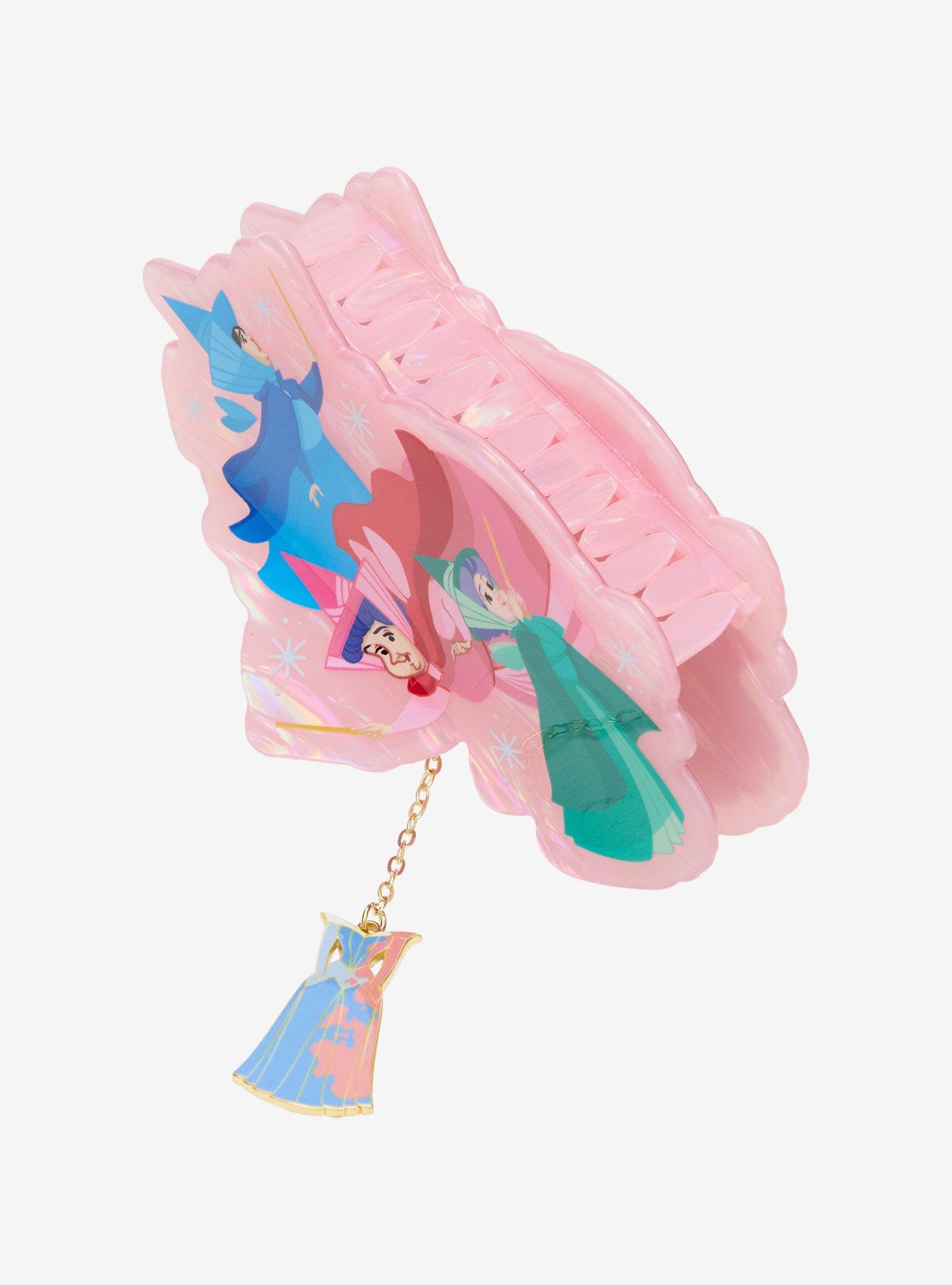 Disney Princess Sleeping Beauty Three Good Fairies Claw Clip with Charm - BoxLunch Exclusive, , alternate - view 3