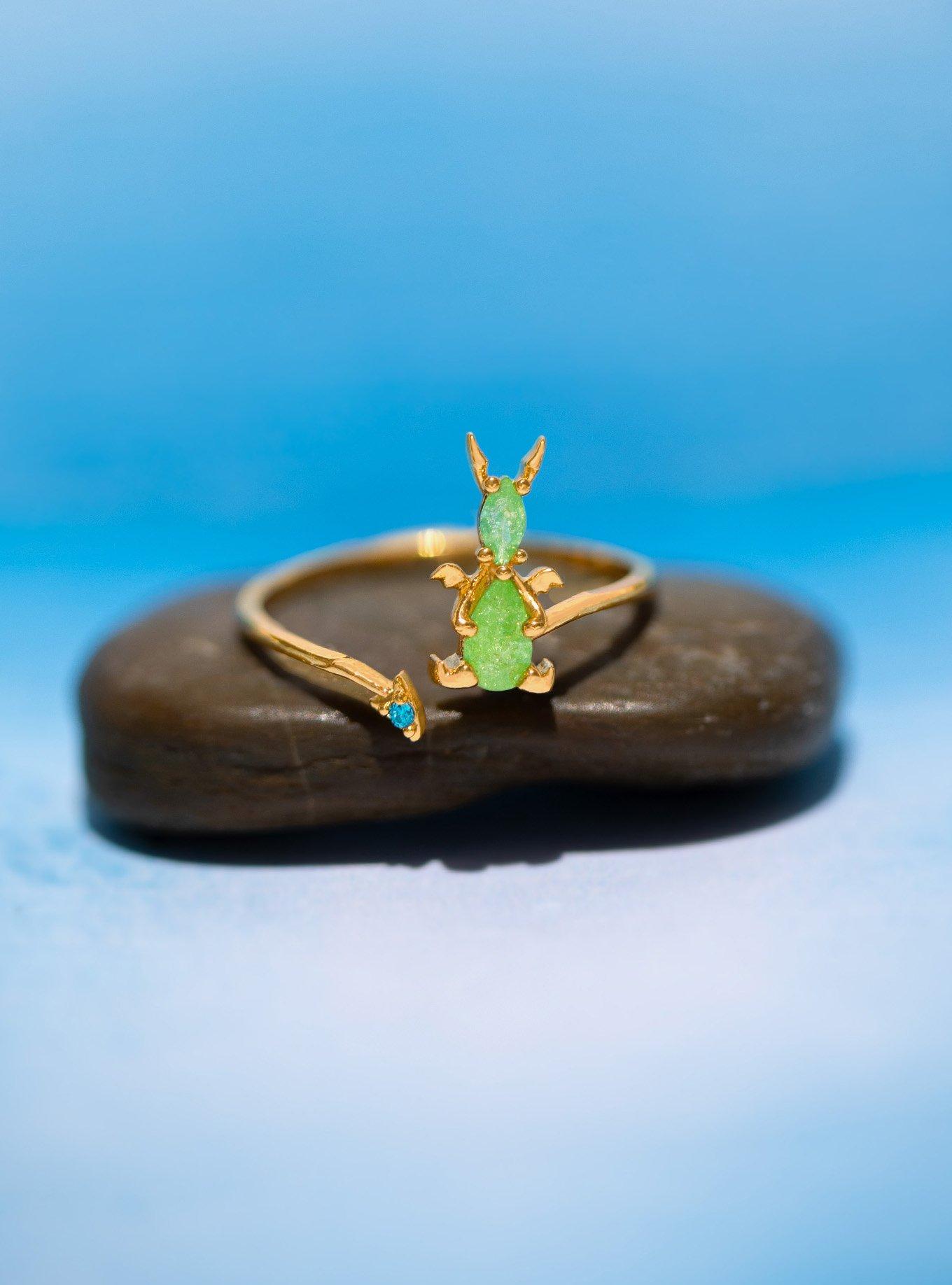 Girls Crew Disney Hercules Panic Adjustable Gold Ring &mdash; BoxLunch Exclusive, , alternate - view 3