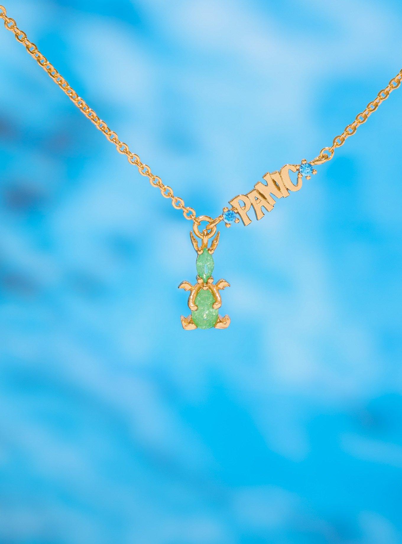 Girls Crew Disney Hercules Panic Gold Necklace &mdash; BoxLunch Exclusive, , alternate - view 3