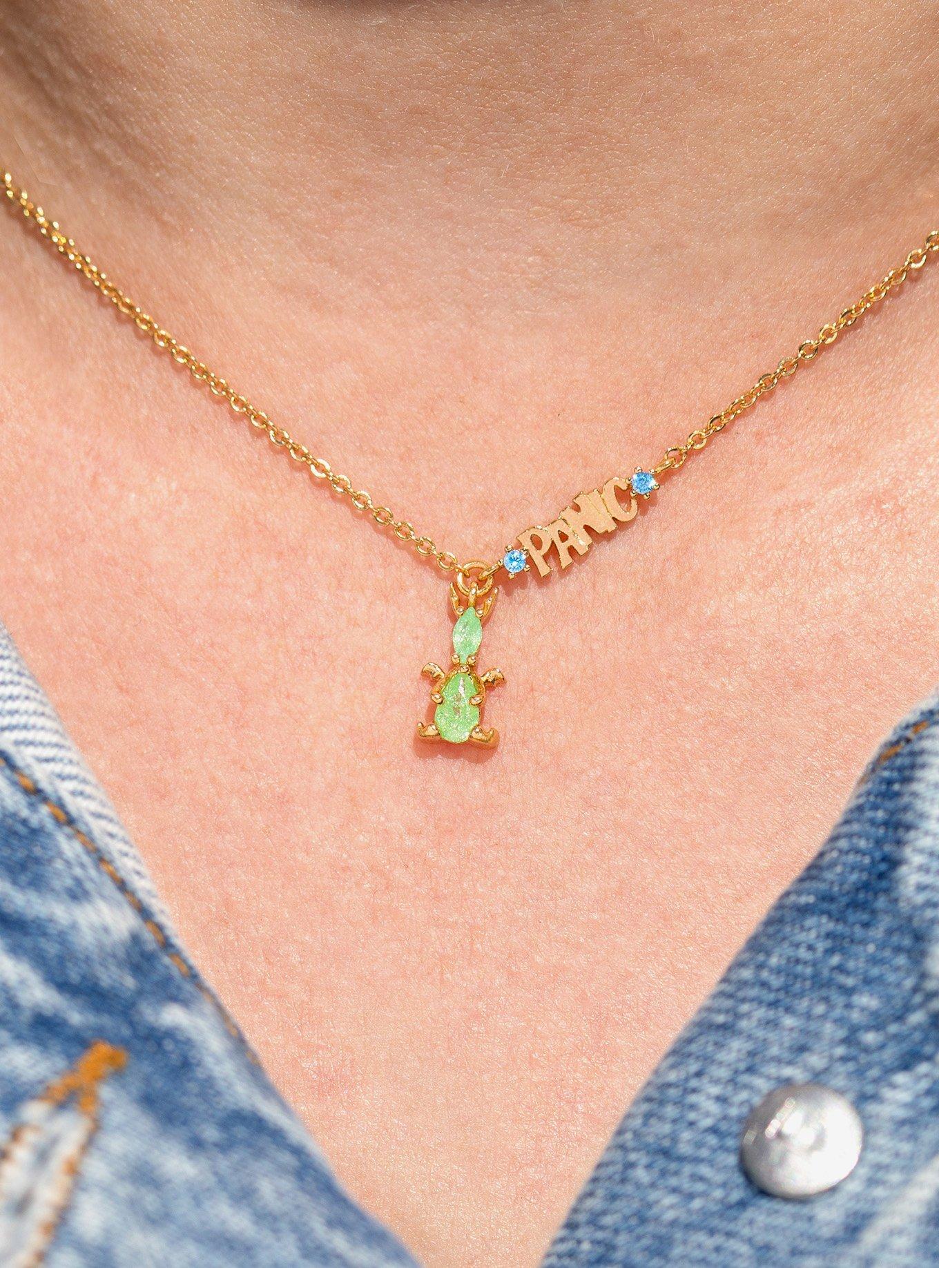 Girls Crew Disney Hercules Panic Gold Necklace &mdash; BoxLunch Exclusive, , alternate - view 4