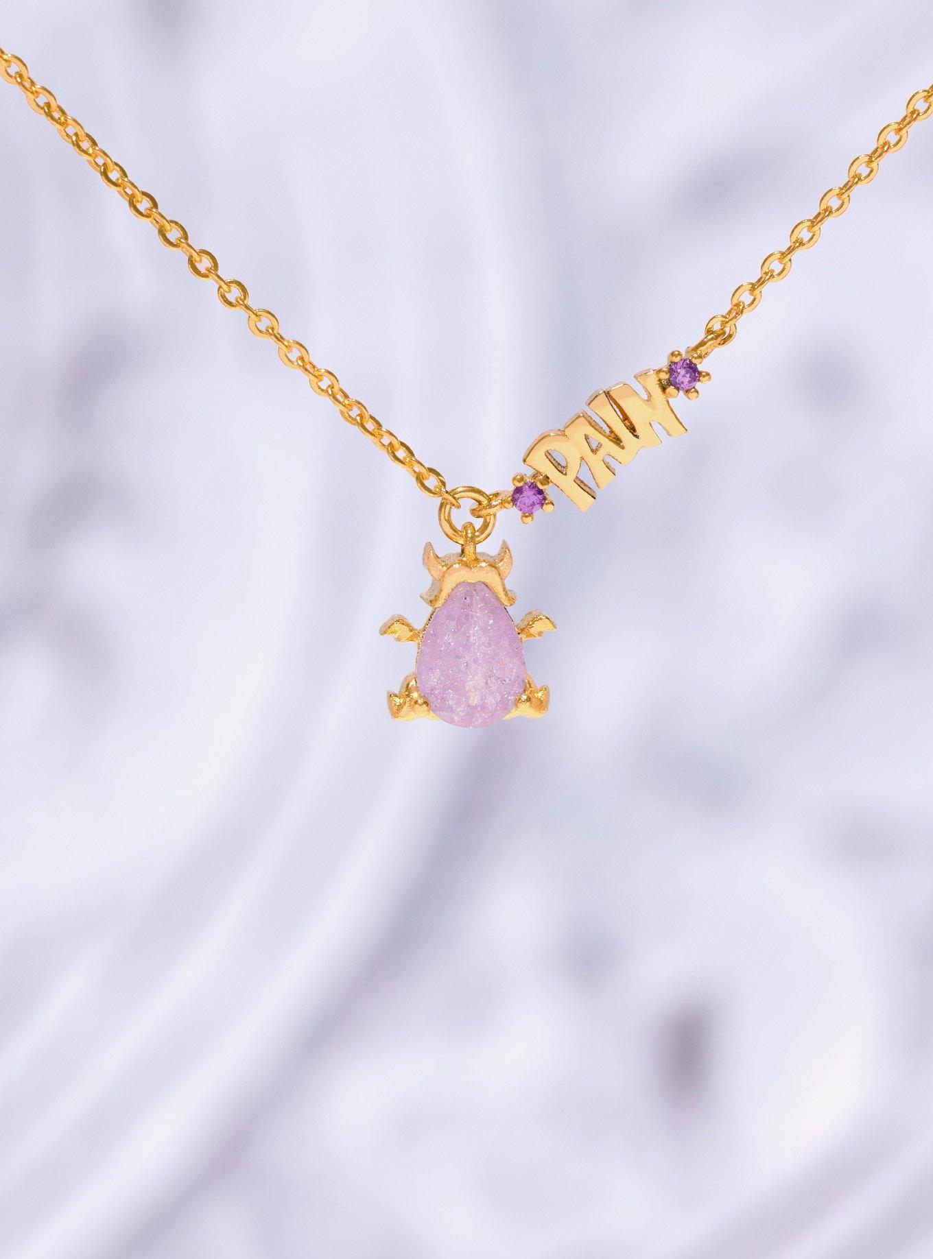 Girls Crew Disney Hercules Pain Gold Necklace &mdash; BoxLunch Exclusive, , alternate - view 3