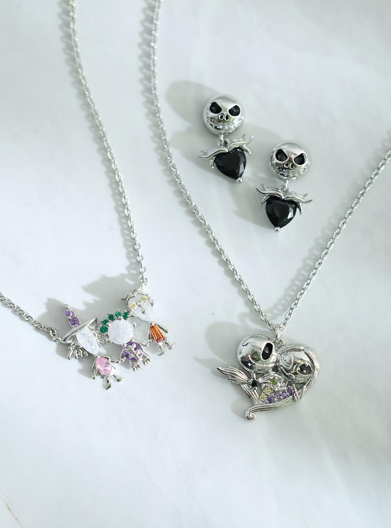 Girls Crew Disney The Nightmare Before Christmas Lock, Shock, and Barrel Necklace &mdash; BoxLunch Exclusive, , alternate - view 6