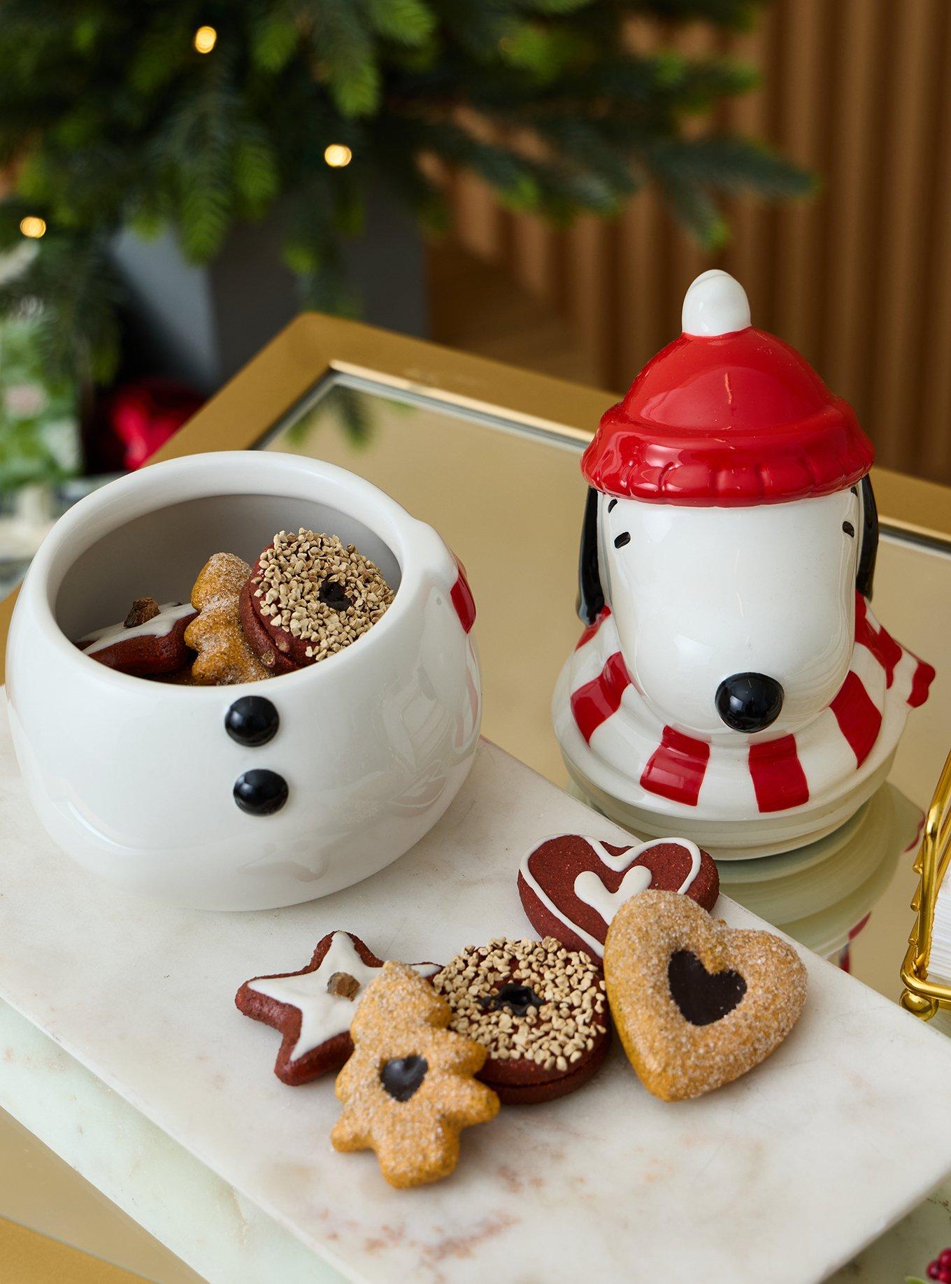 Peanuts Snoopy Snowman Figural Cookie Jar - BoxLunch Exclusive, , alternate - view 3