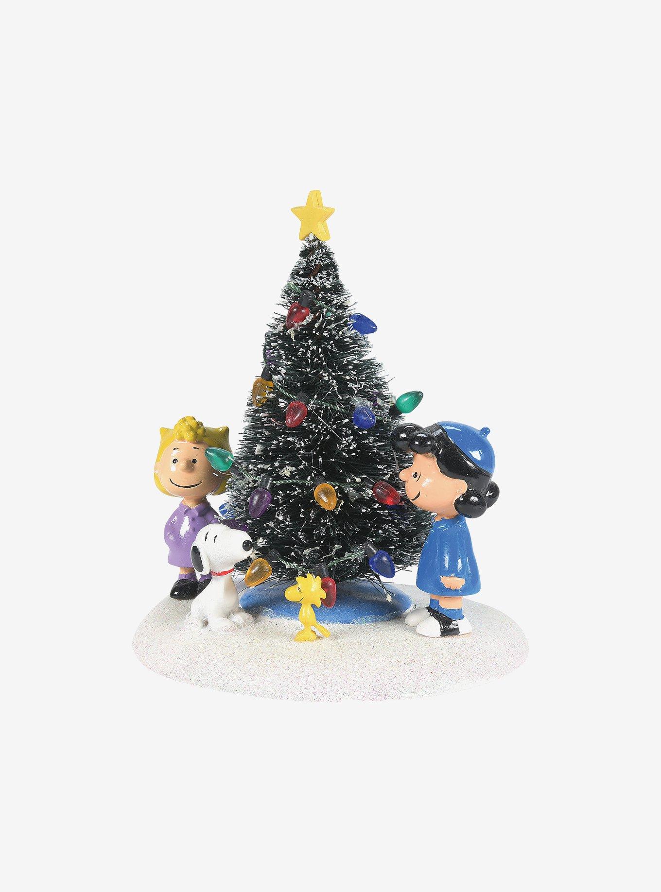 Department 56 Peanuts Gang Christmas Tree Figure, , alternate - view 4