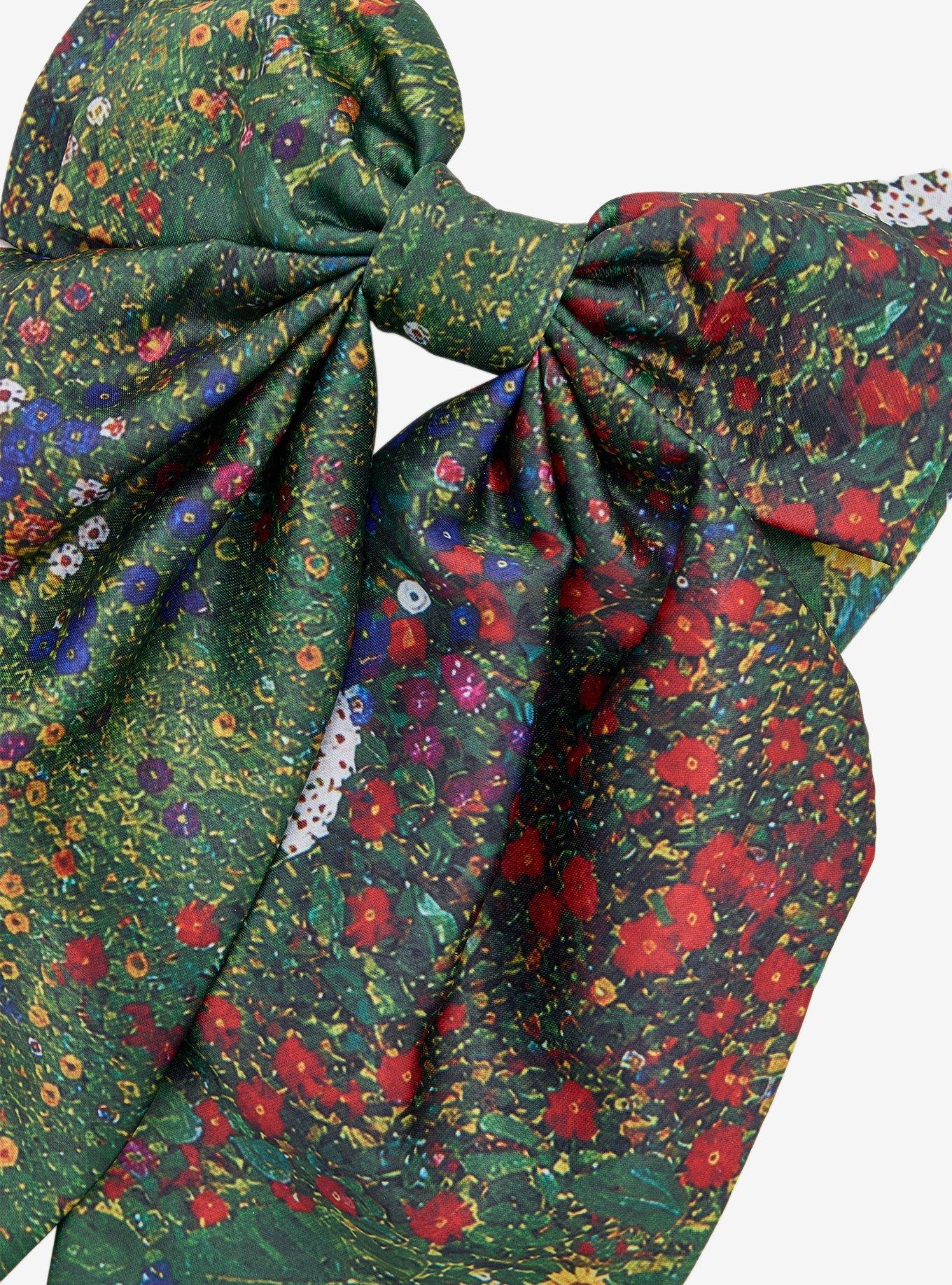 Thorn & Fable Flower Garden Collage Hair Bow, , alternate - view 3