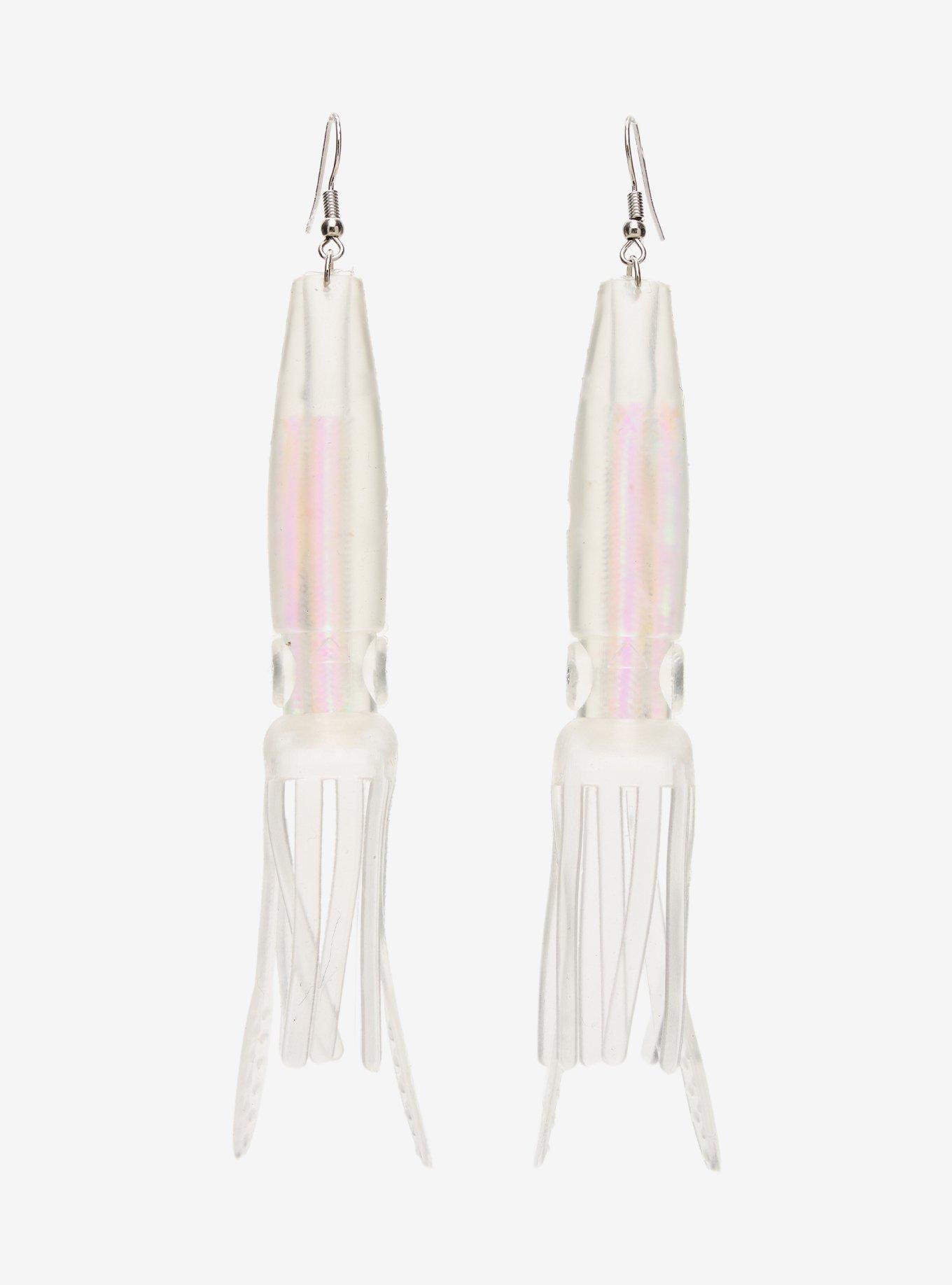 Sweet Society Iridescent Squid Drop Earrings, , alternate - view 2